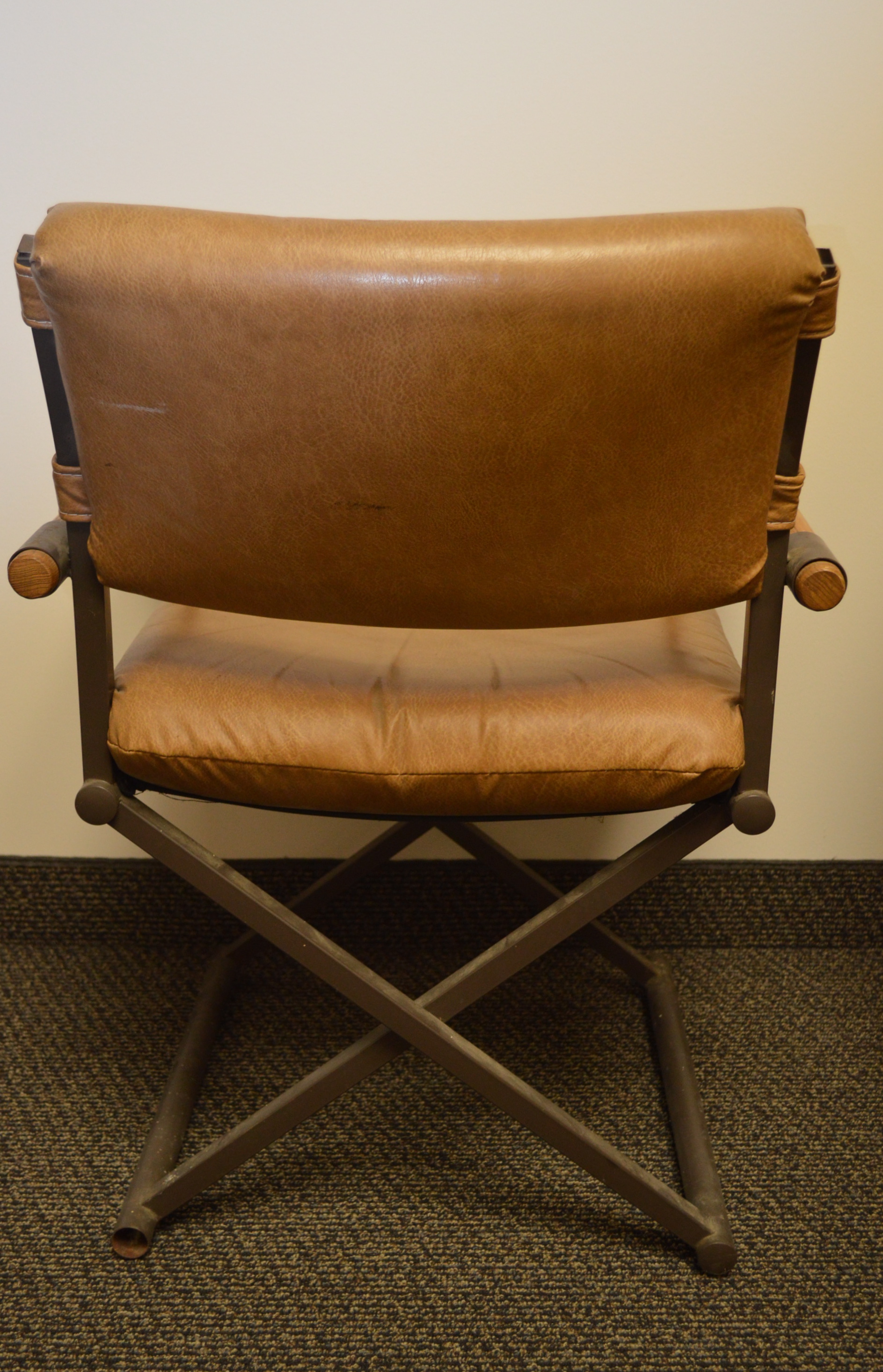 MidCentury Modern Leather Directors Chairs EBTH