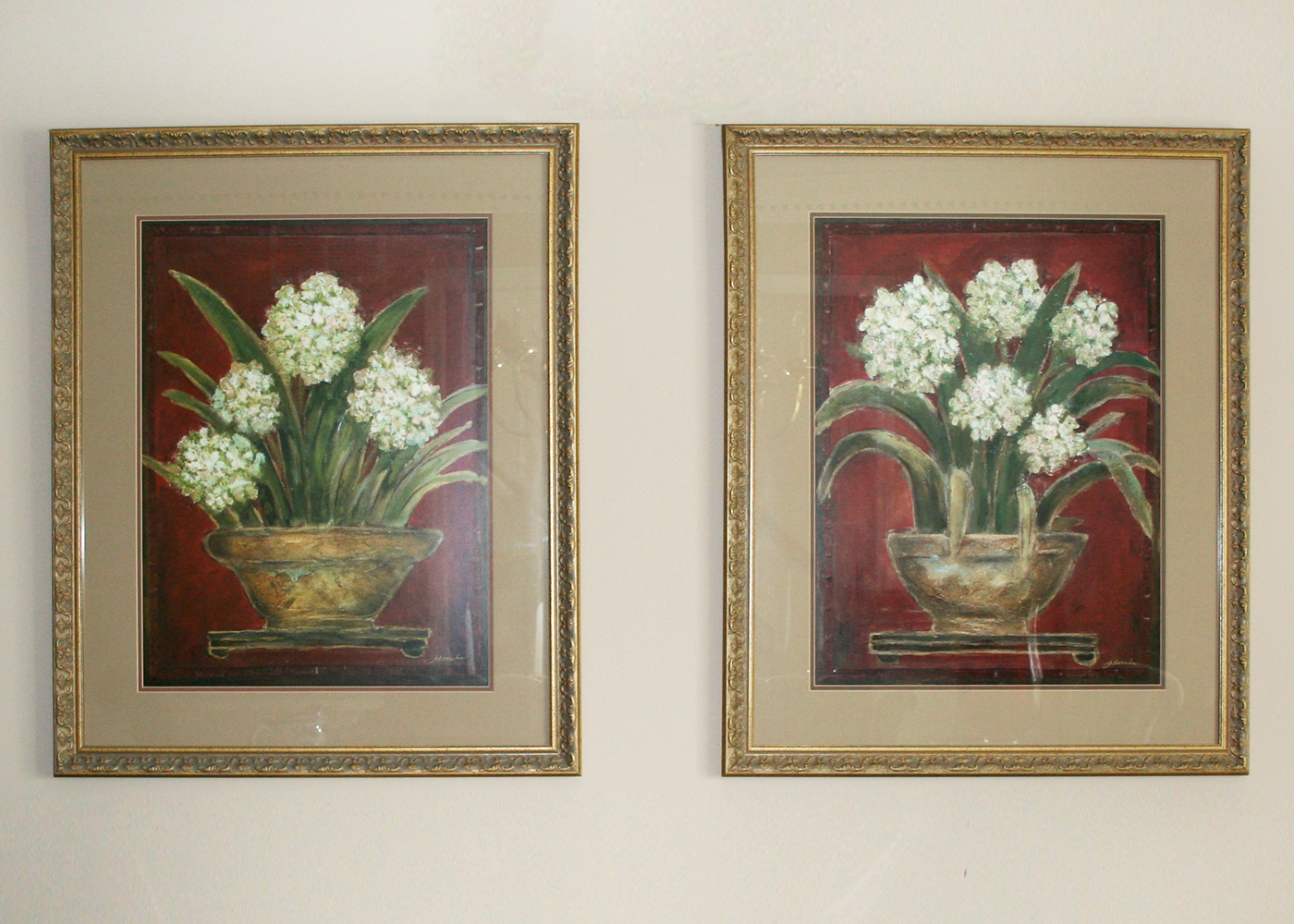 Pair Of Large J Combs Framed Prints Ebth