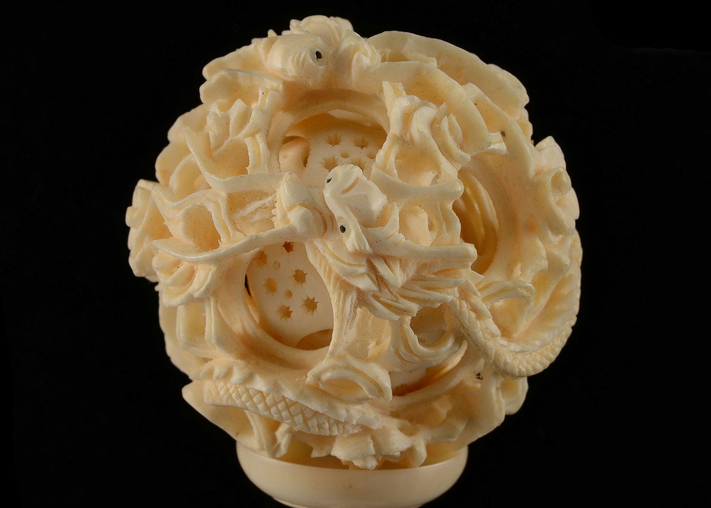 Chinese Ivory Puzzle Ball | EBTH