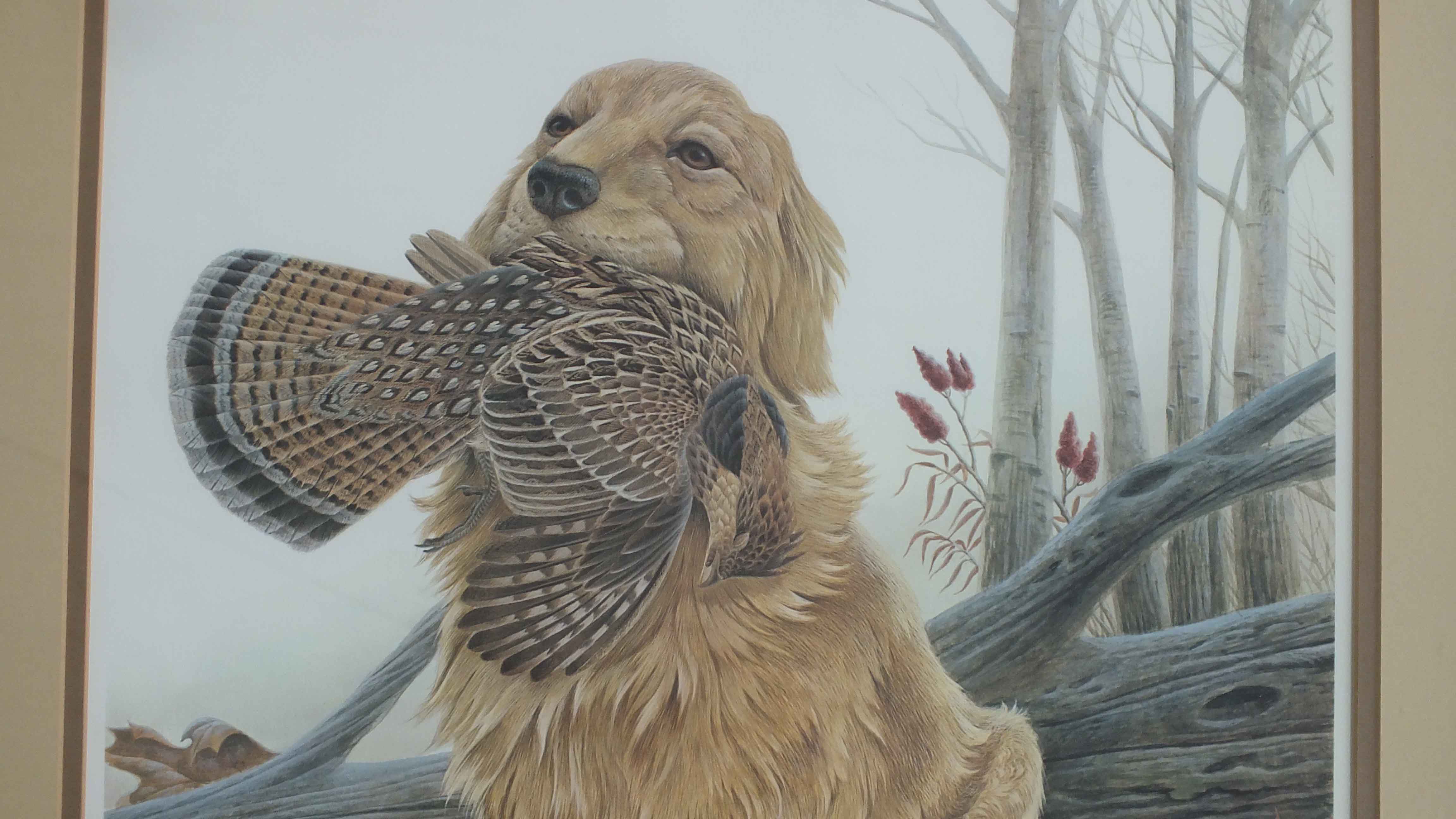 Limited Edition Signed John Ruthven "Dusty" Lithographic Print EBTH