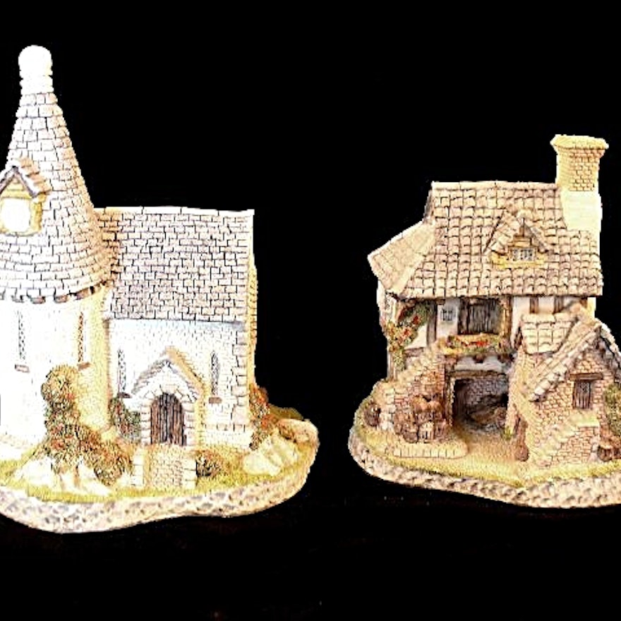 David Winter Porcelain Houses and National Heritage Churches