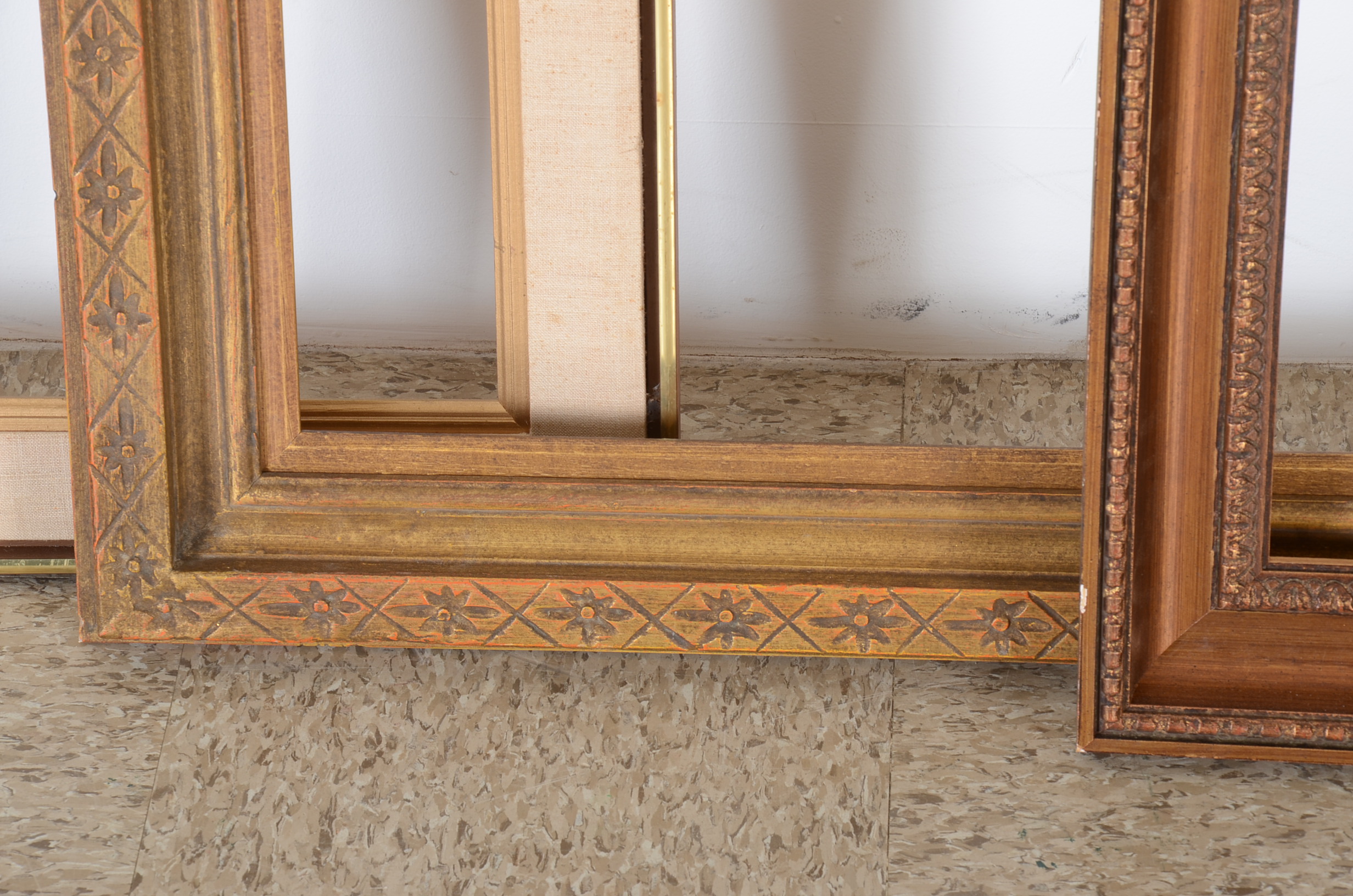 Three Vintage Wooden Frames EBTH