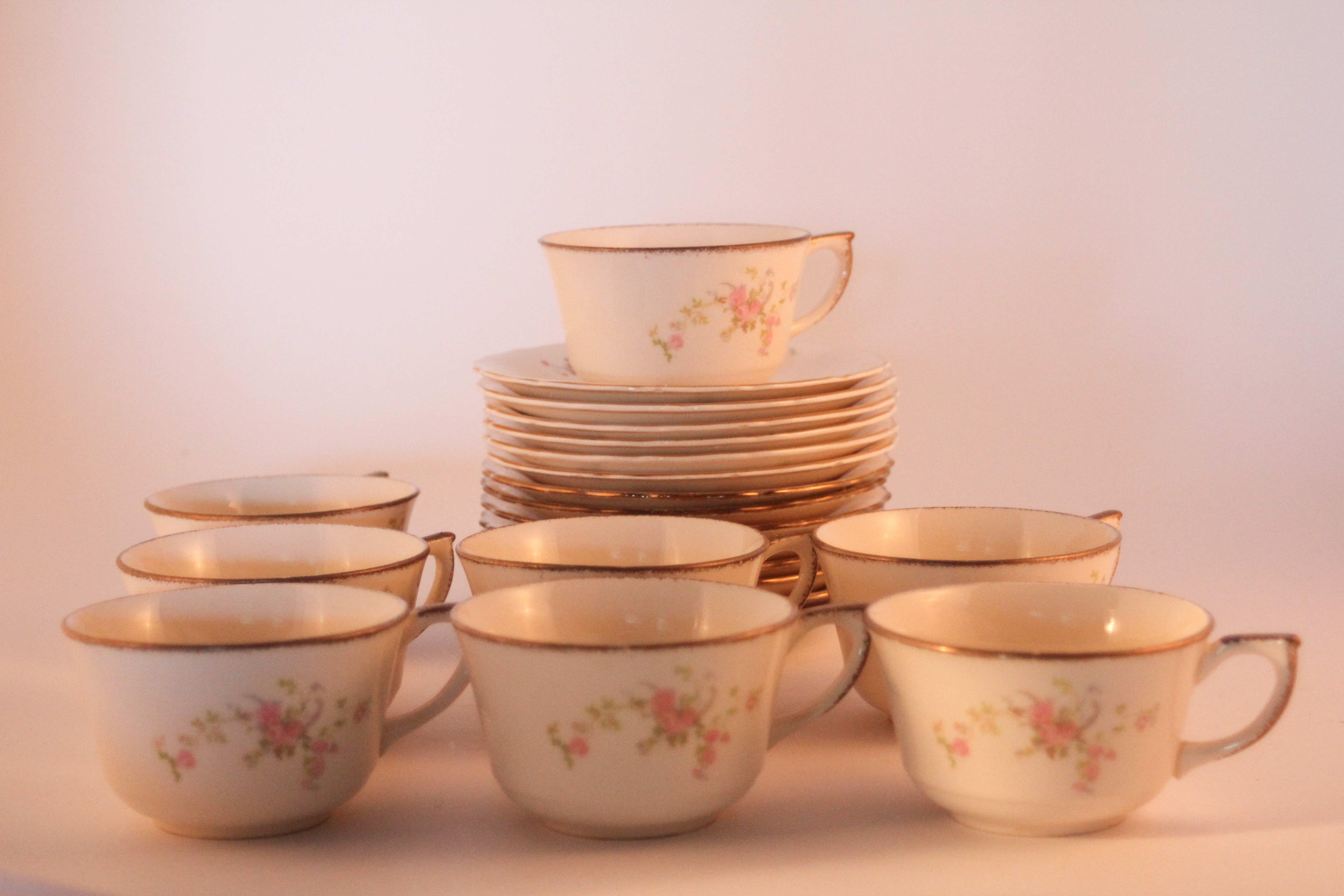 keystone-canonsburg-pottery-company-china-set-ebth