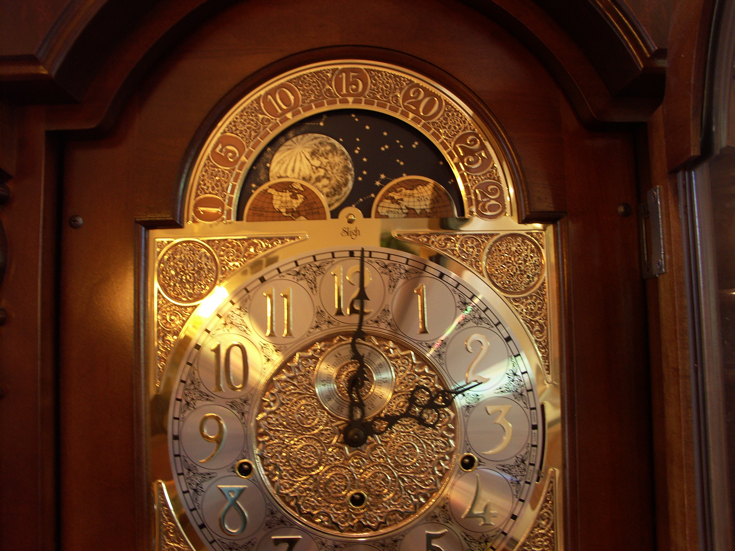 Cherry Sligh Grandfather Clock | EBTH