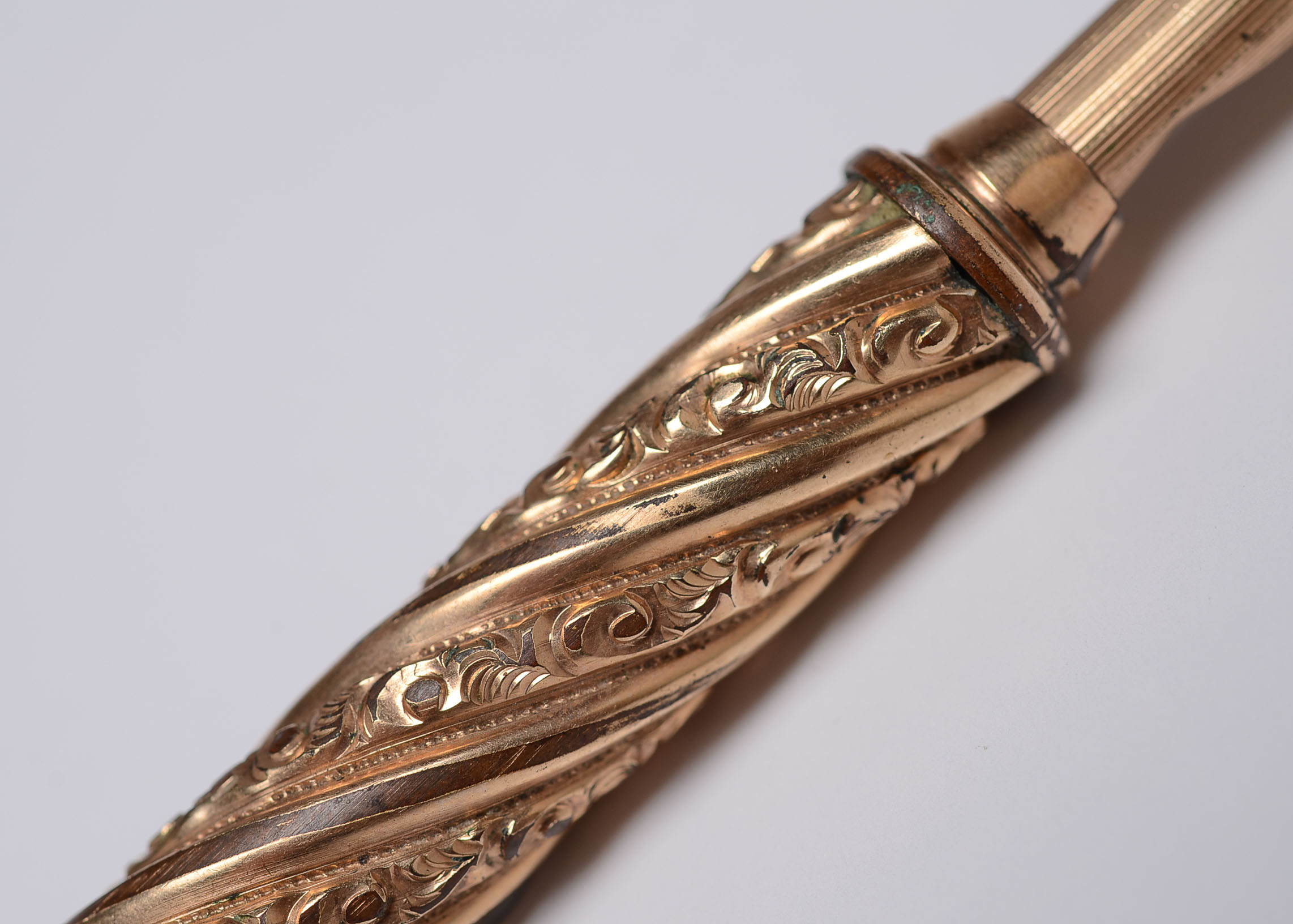 Antique Gold Plated Victorian Fountain Pen EBTH