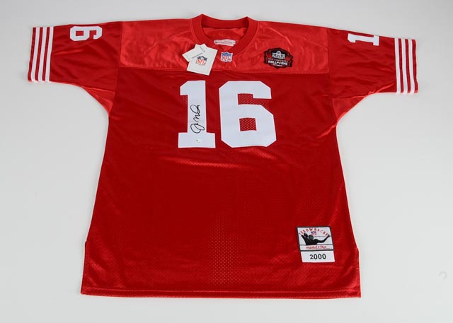 joe montana hall of fame jersey