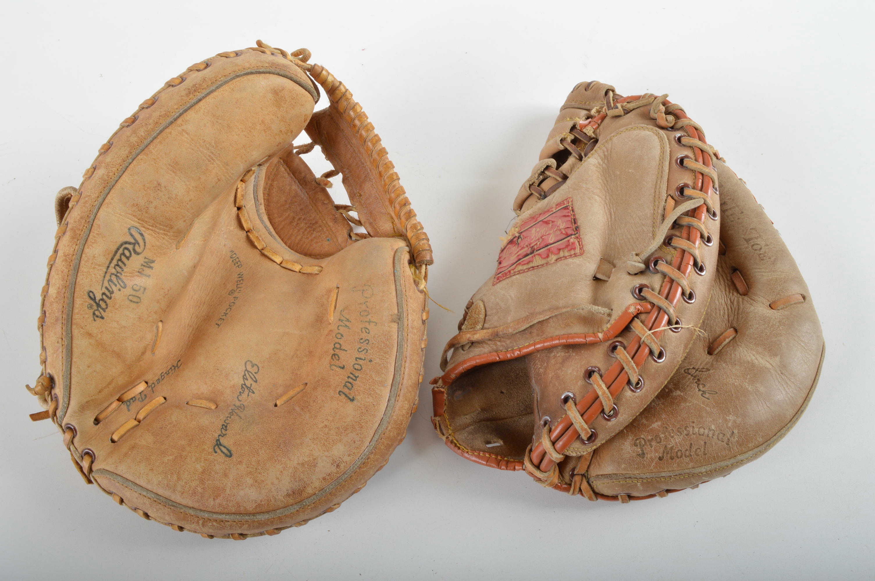 Vintage Baseball Catcher's Gloves And Masks EBTH