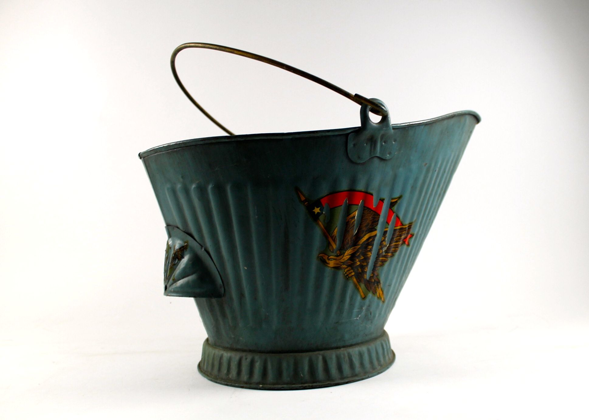 Antique Metal Coal Bucket EBTH