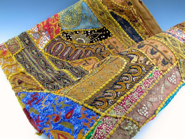 Stunning Hand Beaded Indian Wedding Blanket Ebth