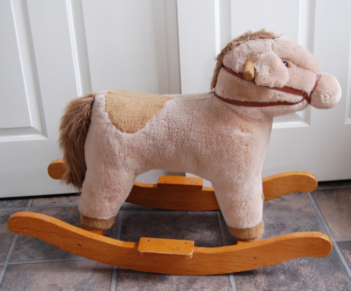 pottery barn rocking horse