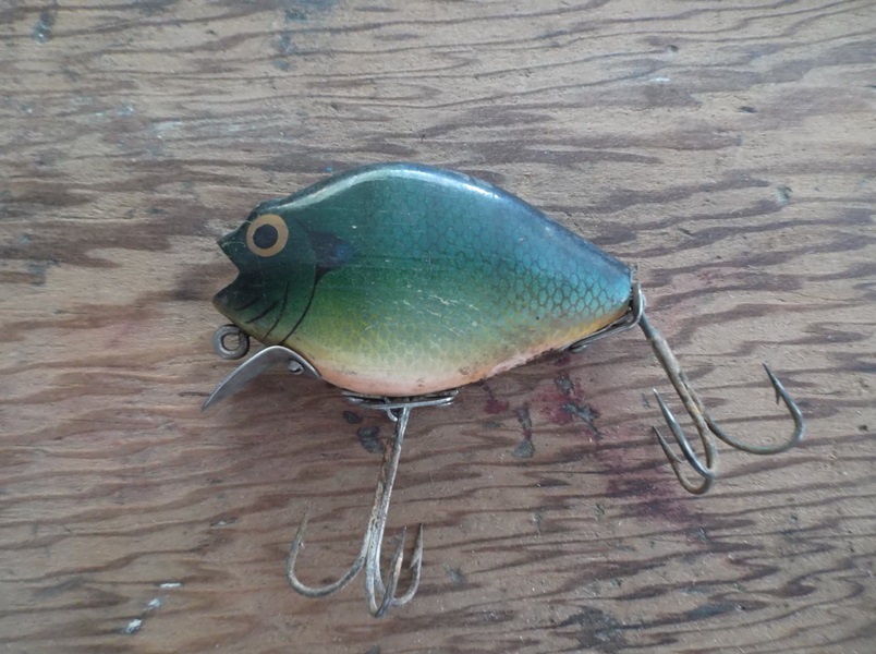 1940s Heddon Pumpkin Seed Fishing Lure EBTH
