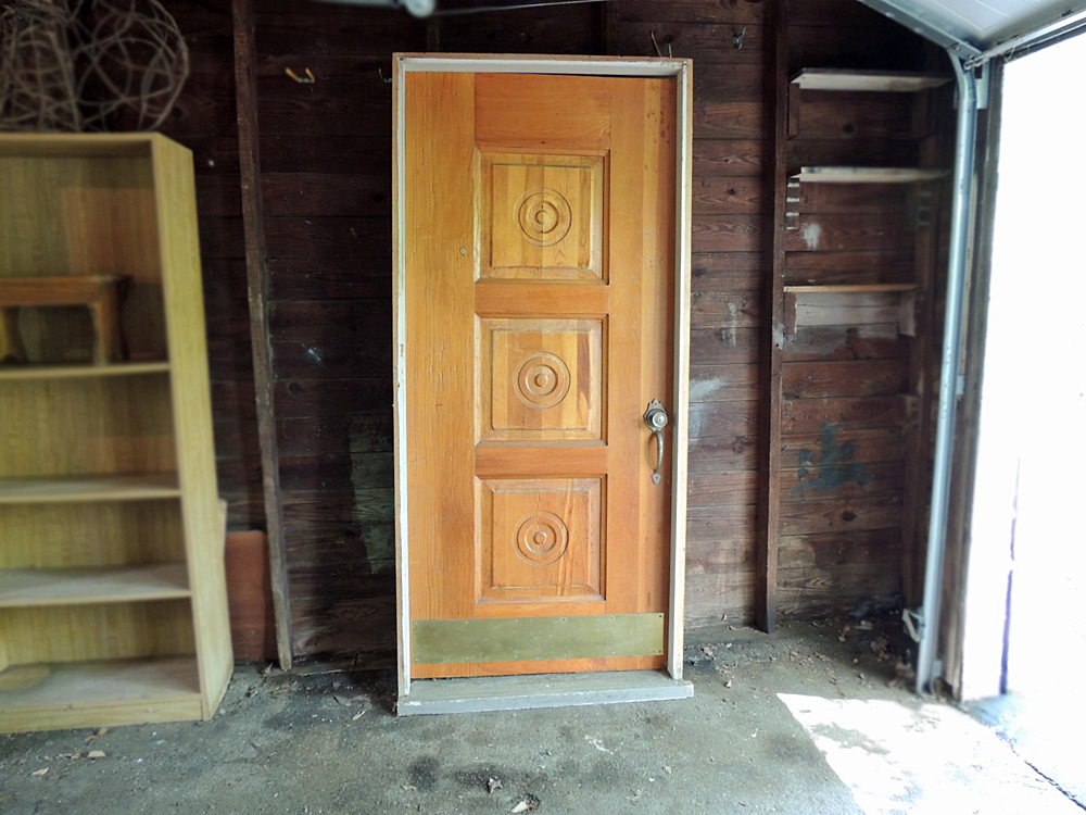 Solid Cherry Door in Frame EBTH