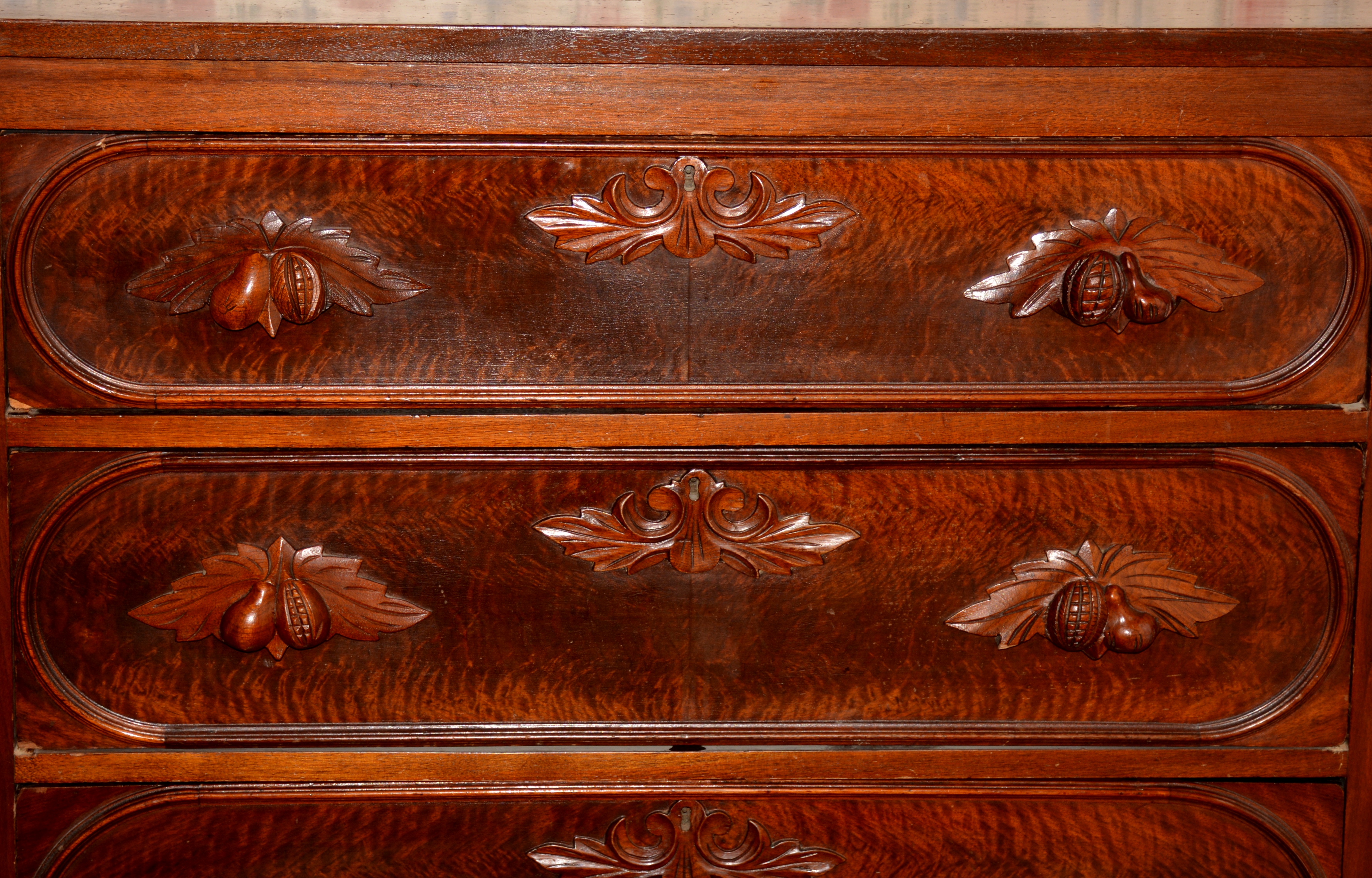 Victorian Chest of Drawers with HandCarved Fruit Handles EBTH