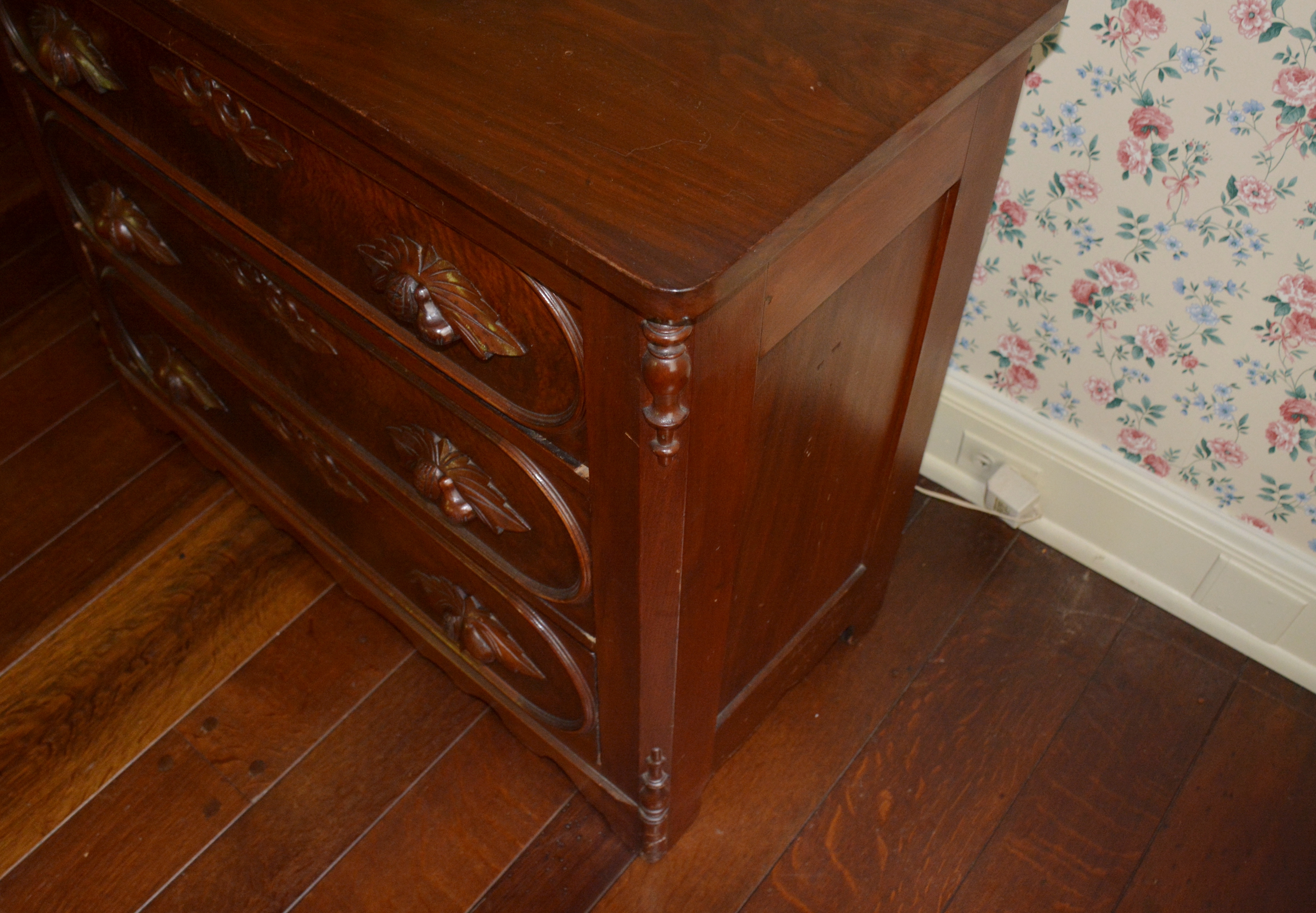 Victorian Chest of Drawers with HandCarved Fruit Handles EBTH