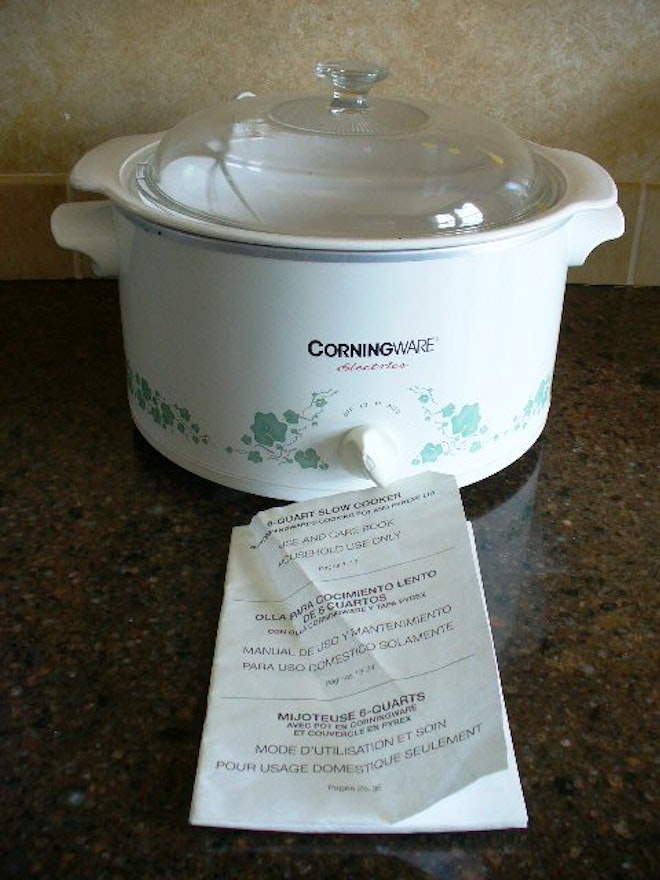 Corning Ware Slow Cooker Crock Pot | EBTH