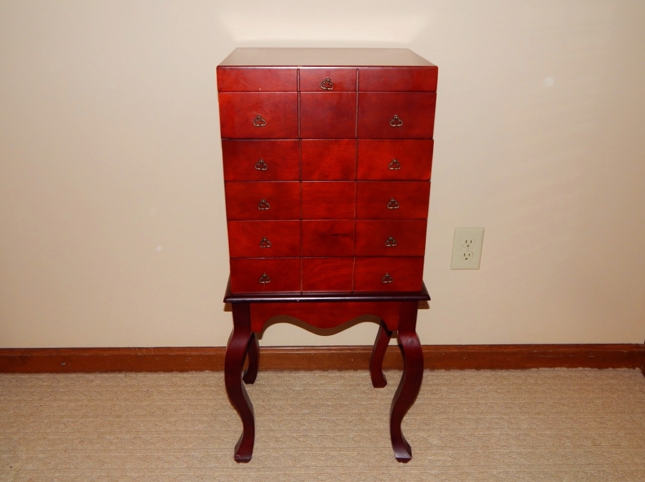 Wallace Mahogany Silverware Chest Ebth