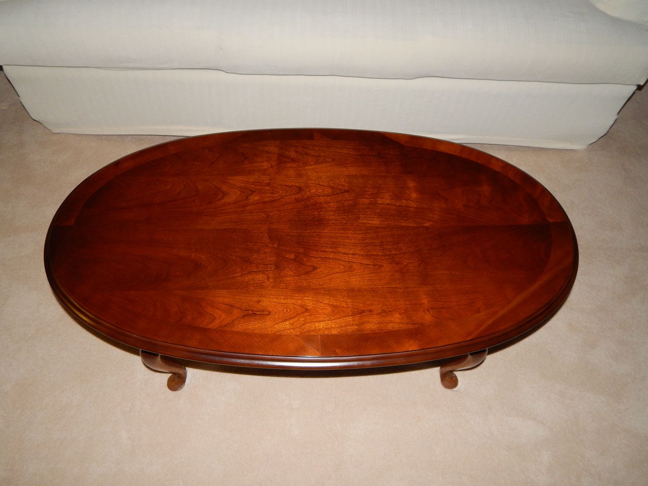 lane oval coffee table