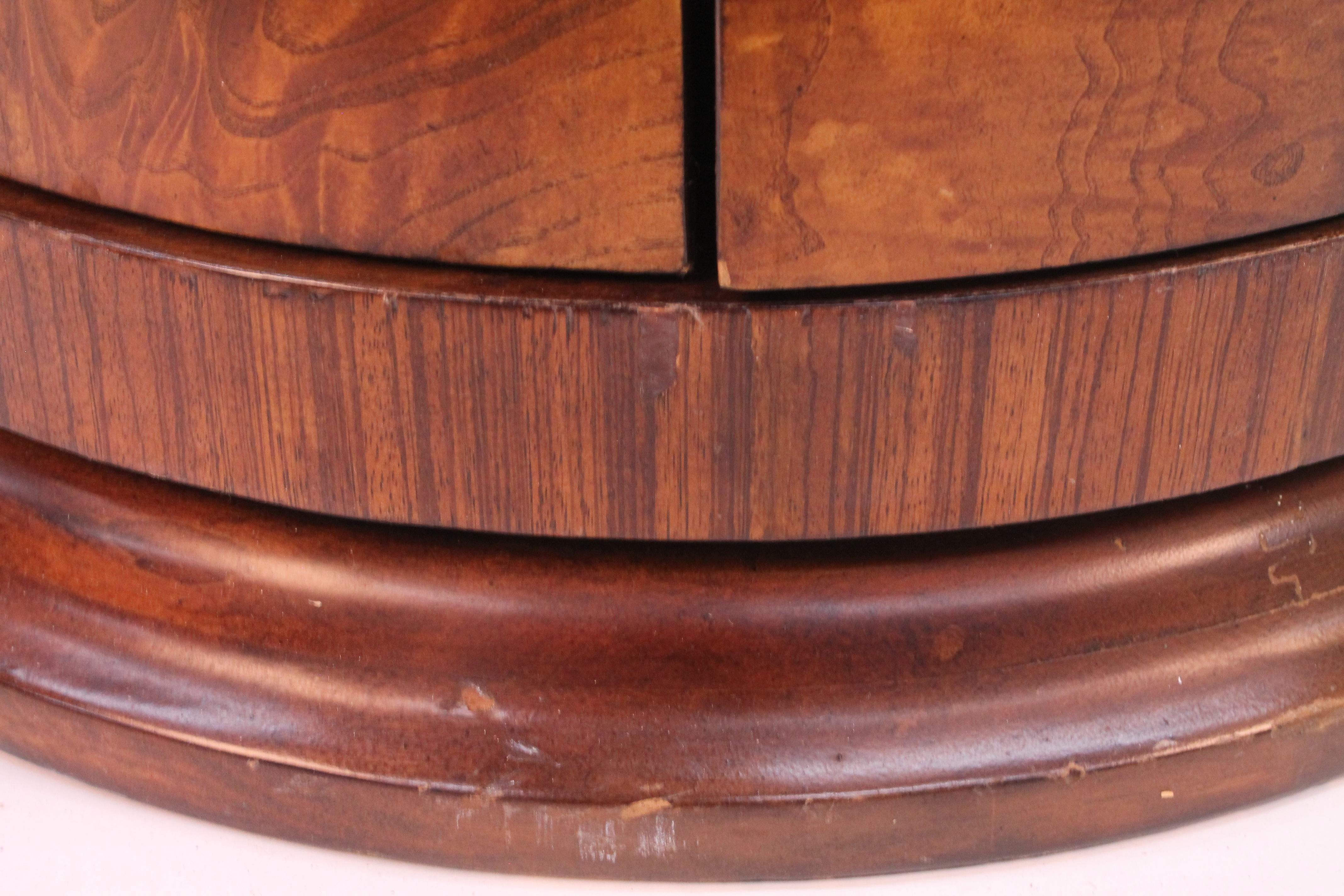 Marble Top Side Table with Lucite Toggles EBTH