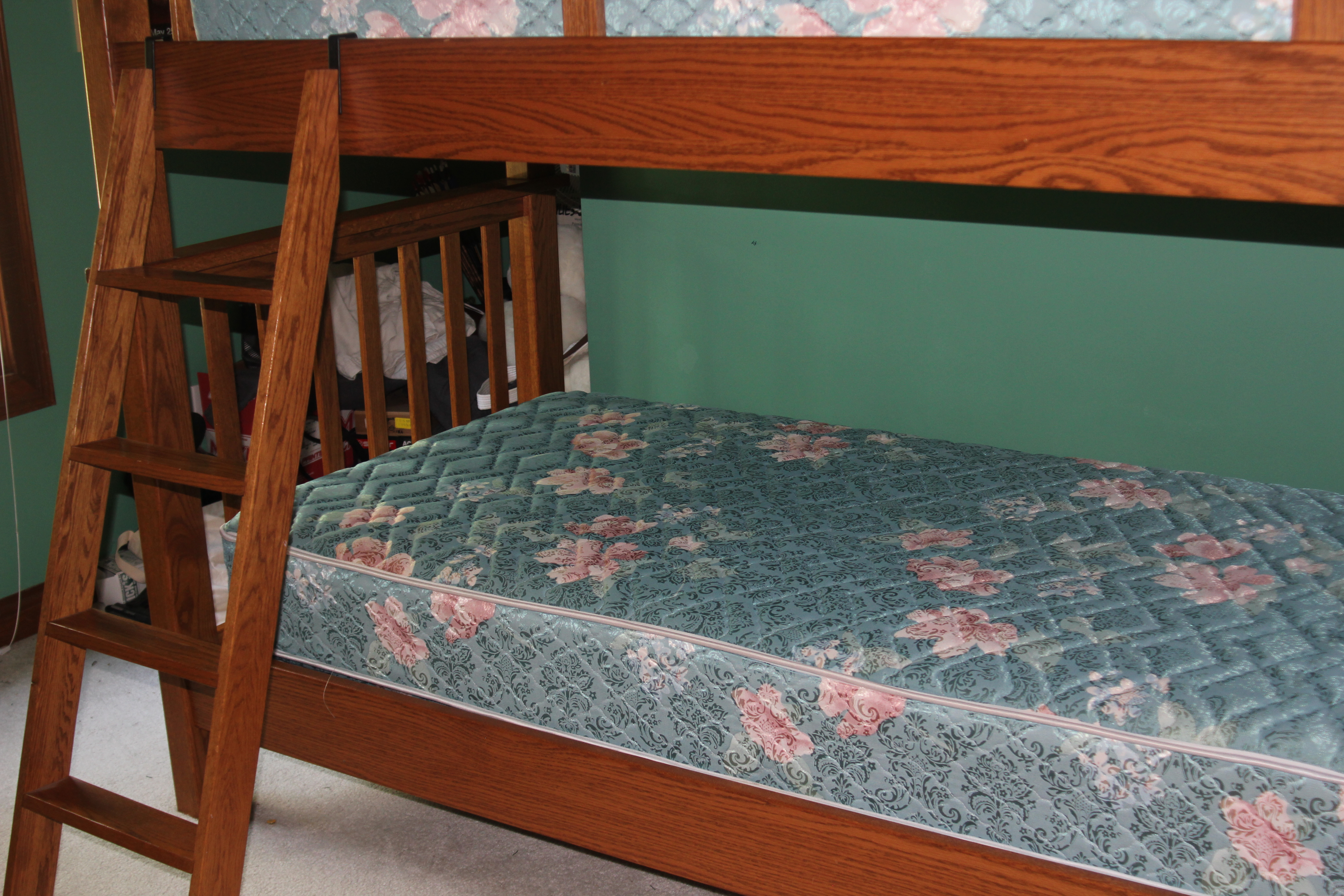 Solid Oak Amish Bunk Beds EBTH