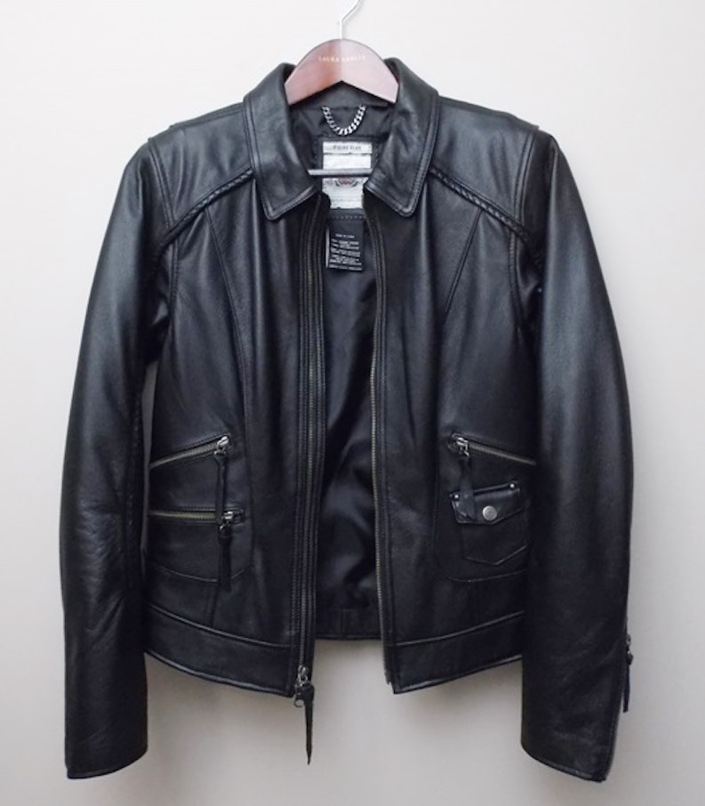  Harley Davidson Black Leather Riding Gear Jacket EBTH