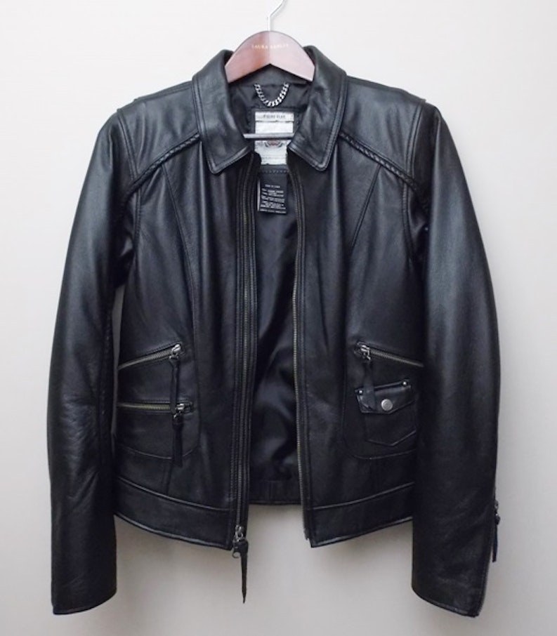  Harley  Davidson  Black Leather Riding  Gear  Jacket EBTH