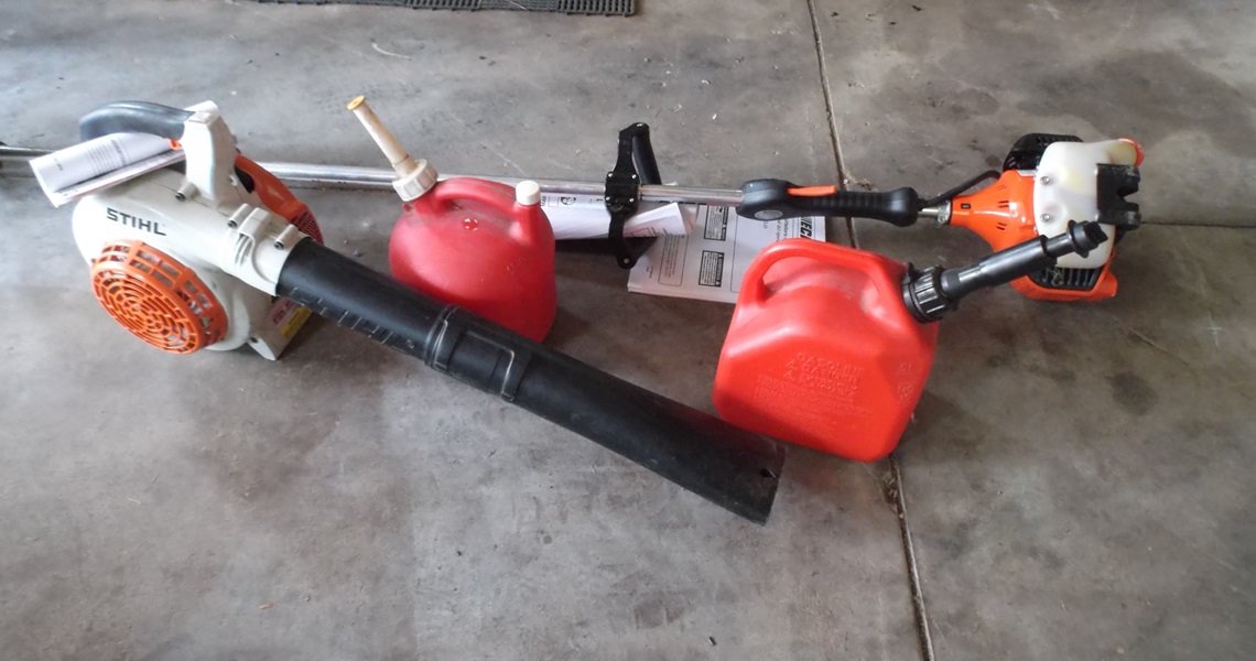 Stihl BG 65 C Leaf Blower and Echo Weed Wacker EBTH