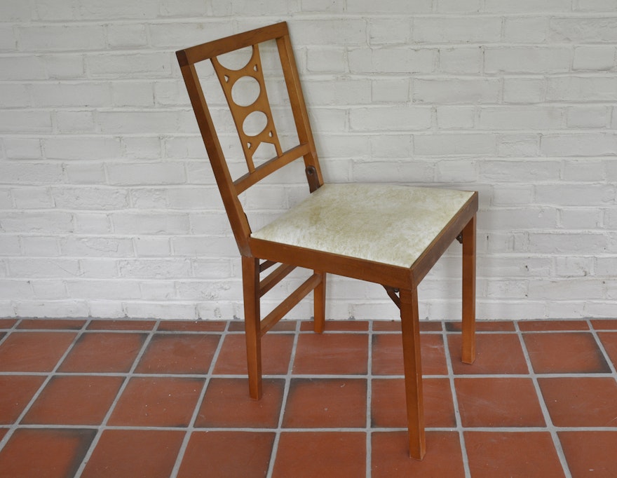Set of Four Vintage Leg-O-Matic Folding Chairs | EBTH