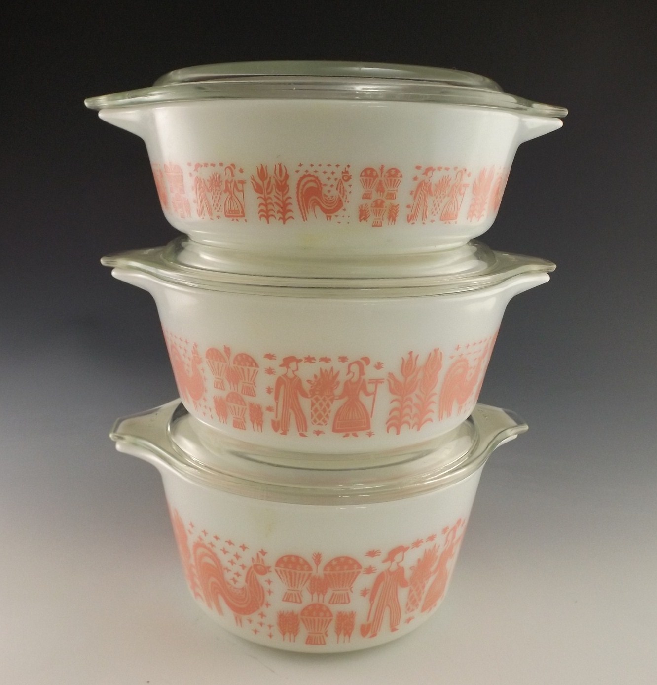 Pyrex Pink 'Butterprint' Bakeware EBTH