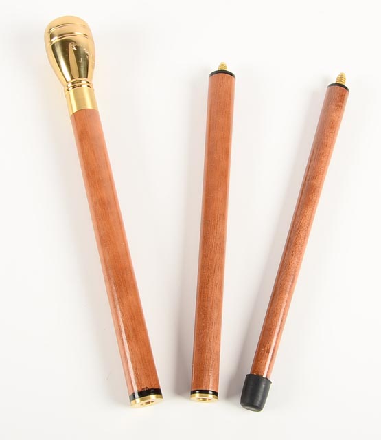 Walking Stick with Flask, Sundial and Compass EBTH