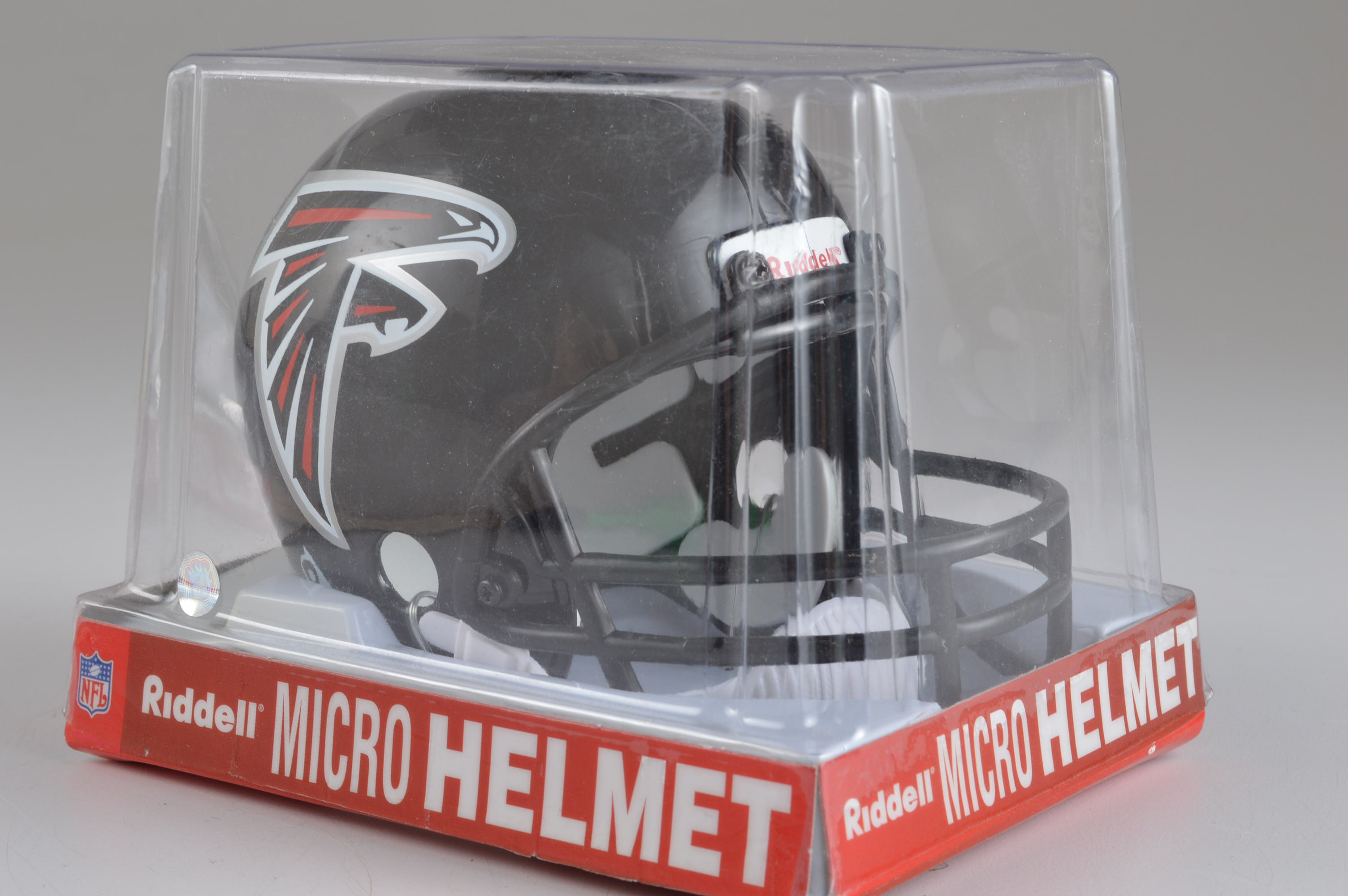 Four National Football League Riddell Mini Football Helmets Boxes EBTH