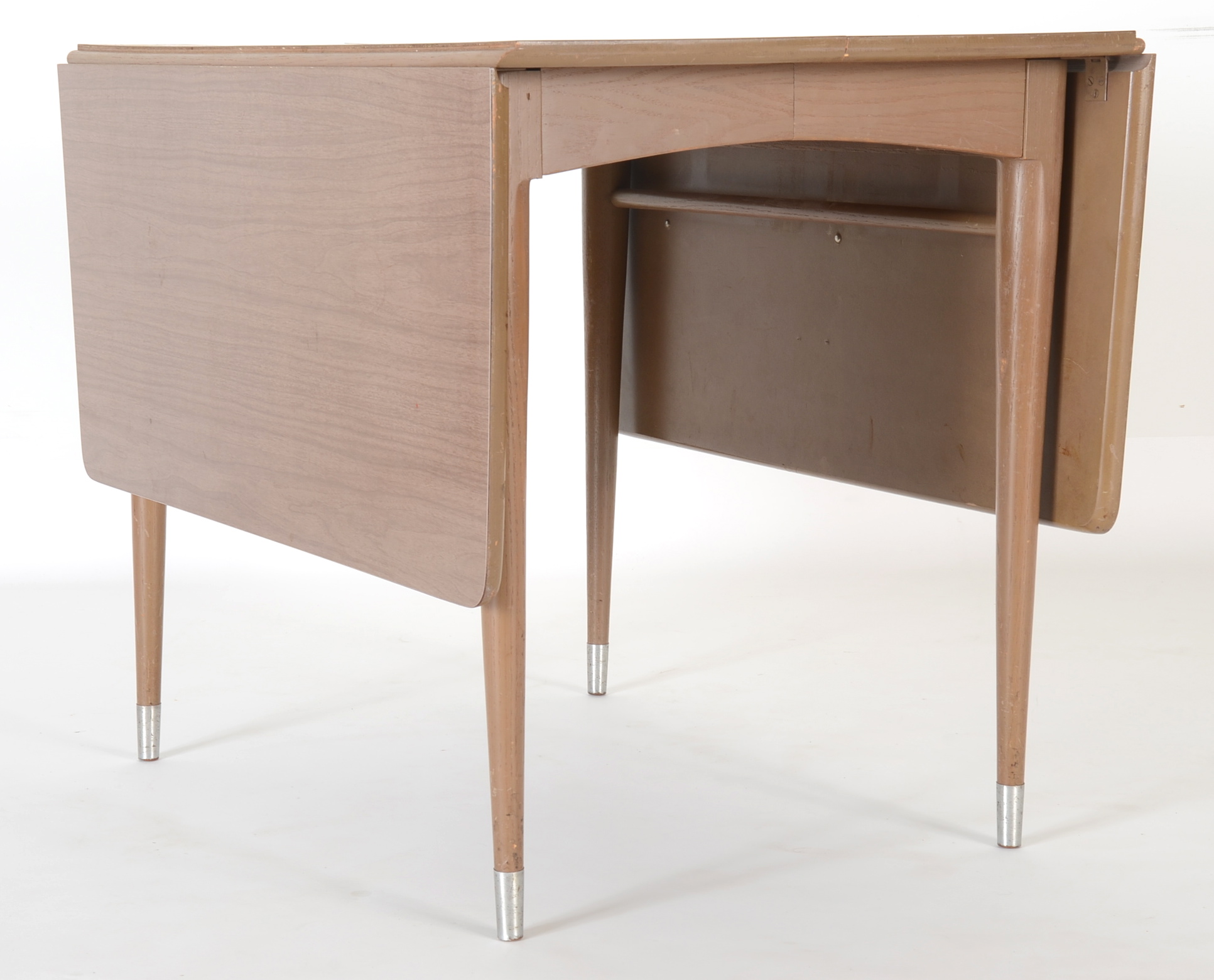 MidCentury 'Keller' Dining Table with Six Walnut Chairs EBTH