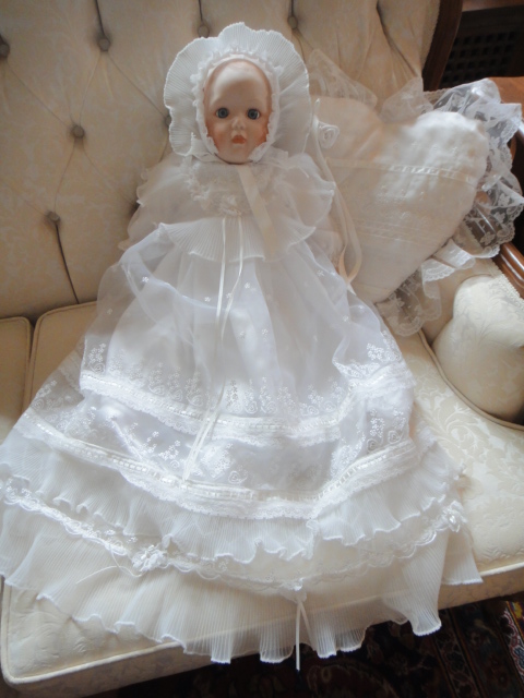 danbury mint christening doll