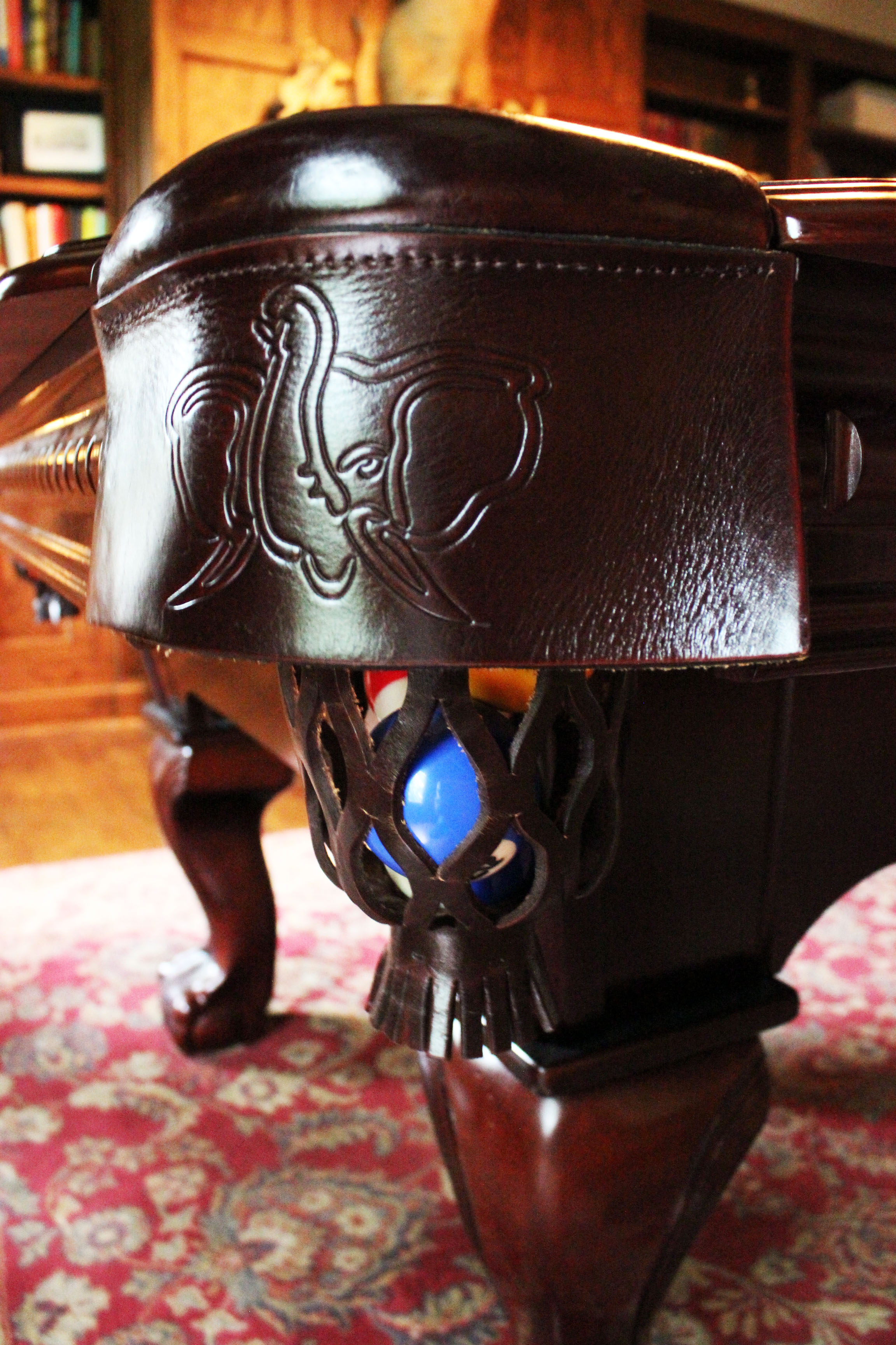 Chippendale Style Elephant Balls Ltd. Billiards Table EBTH