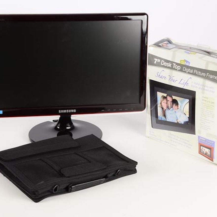 samsung led computer monitor digital frame and tablet sleeve ebth