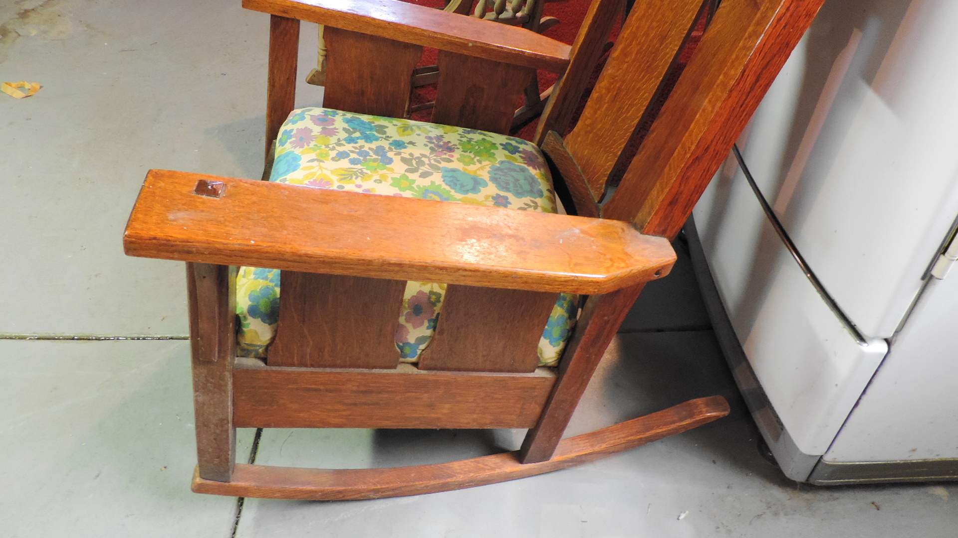 Stickley Style Oak Rocker | EBTH