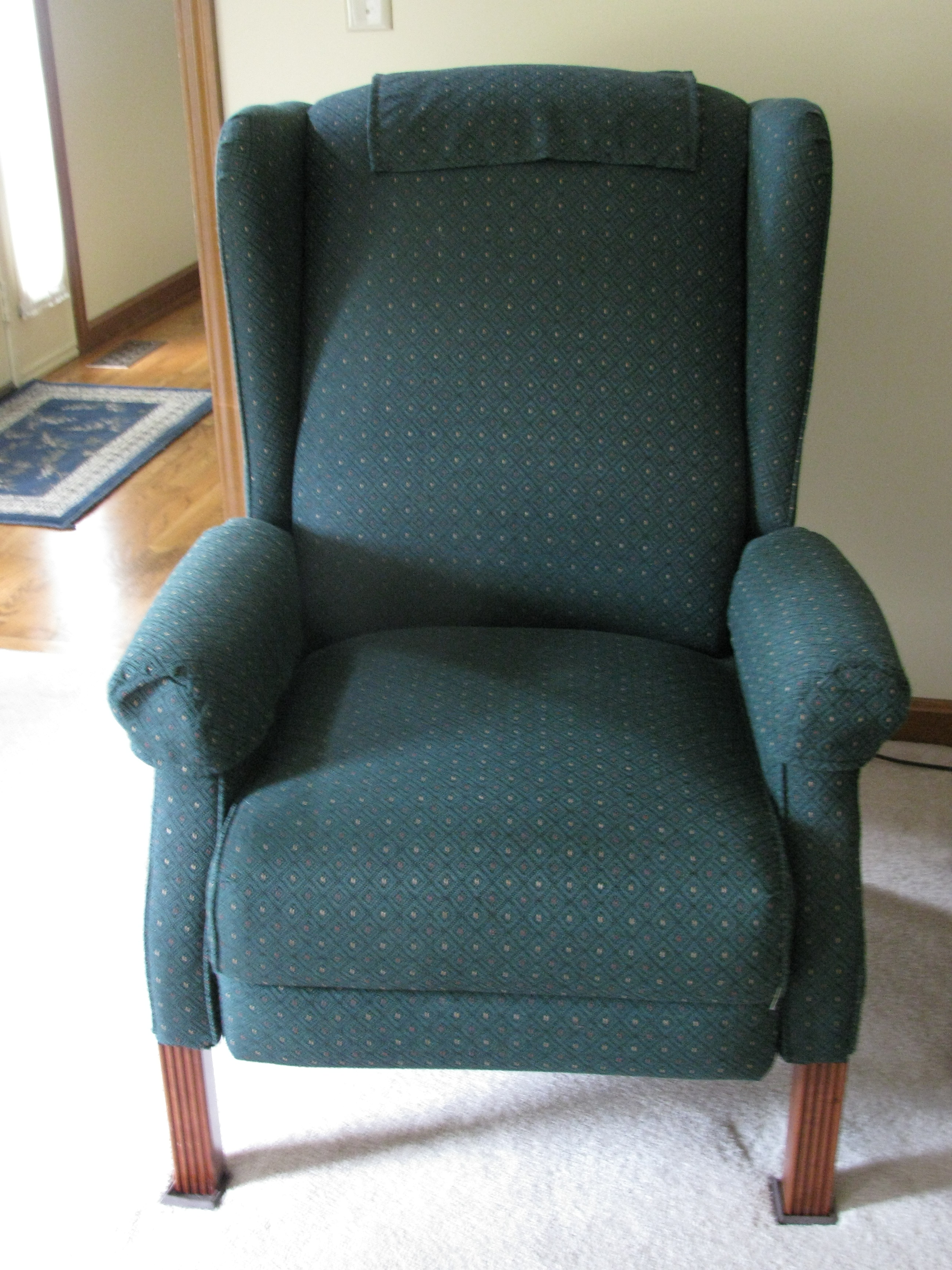 LaZBoy High Leg Wingback Recliner EBTH