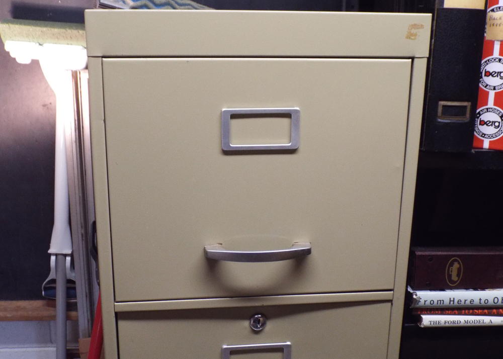 Large Metal Filing and Small File Box EBTH