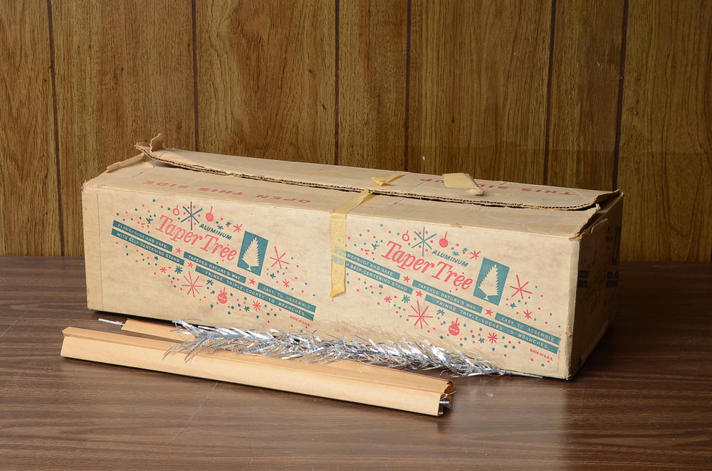 Vintage Aluminum Taper Christmas Tree EBTH