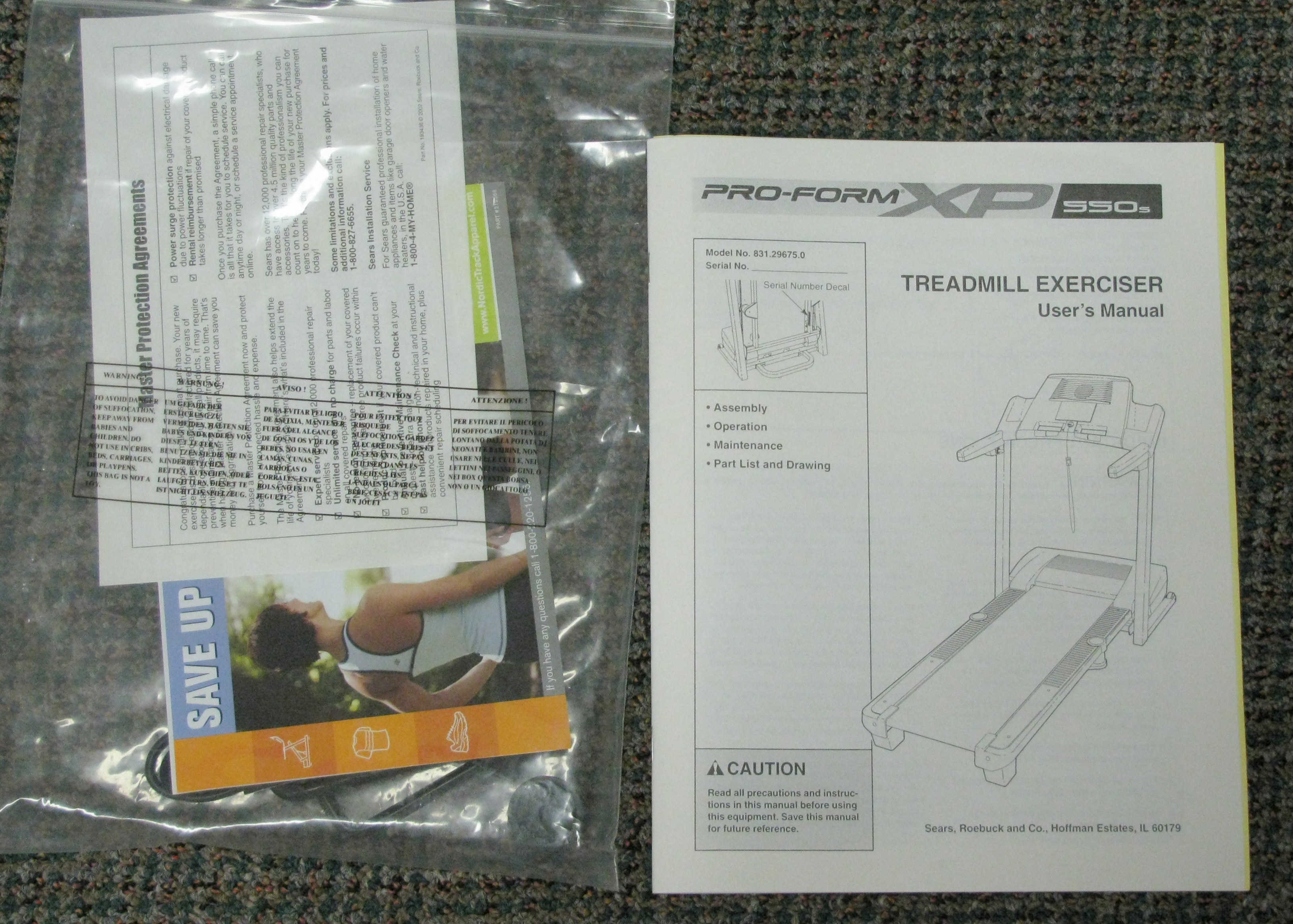 ProForm XP 550S Treadmill EBTH