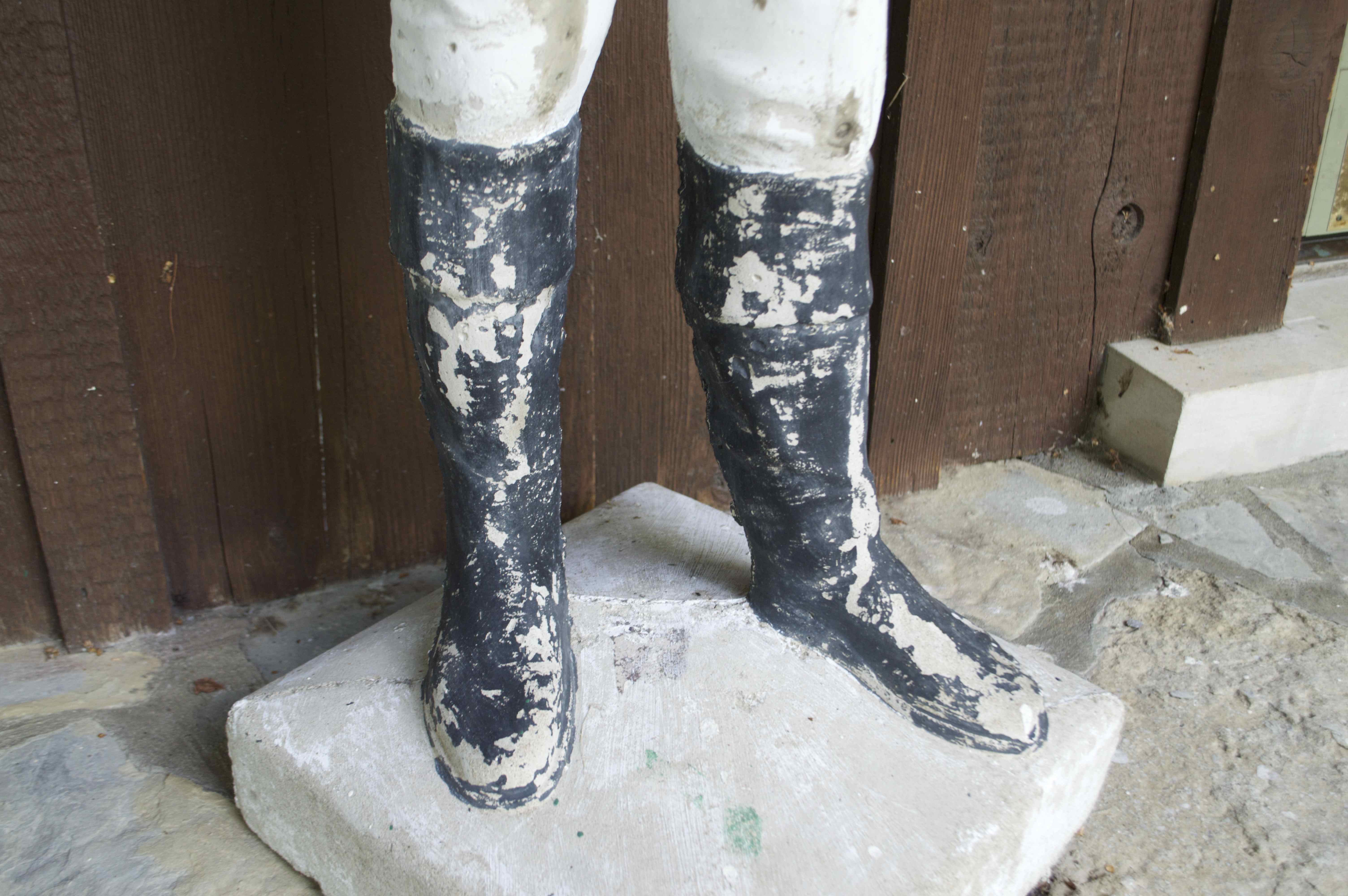 Concrete Farm Jockey Statue EBTH