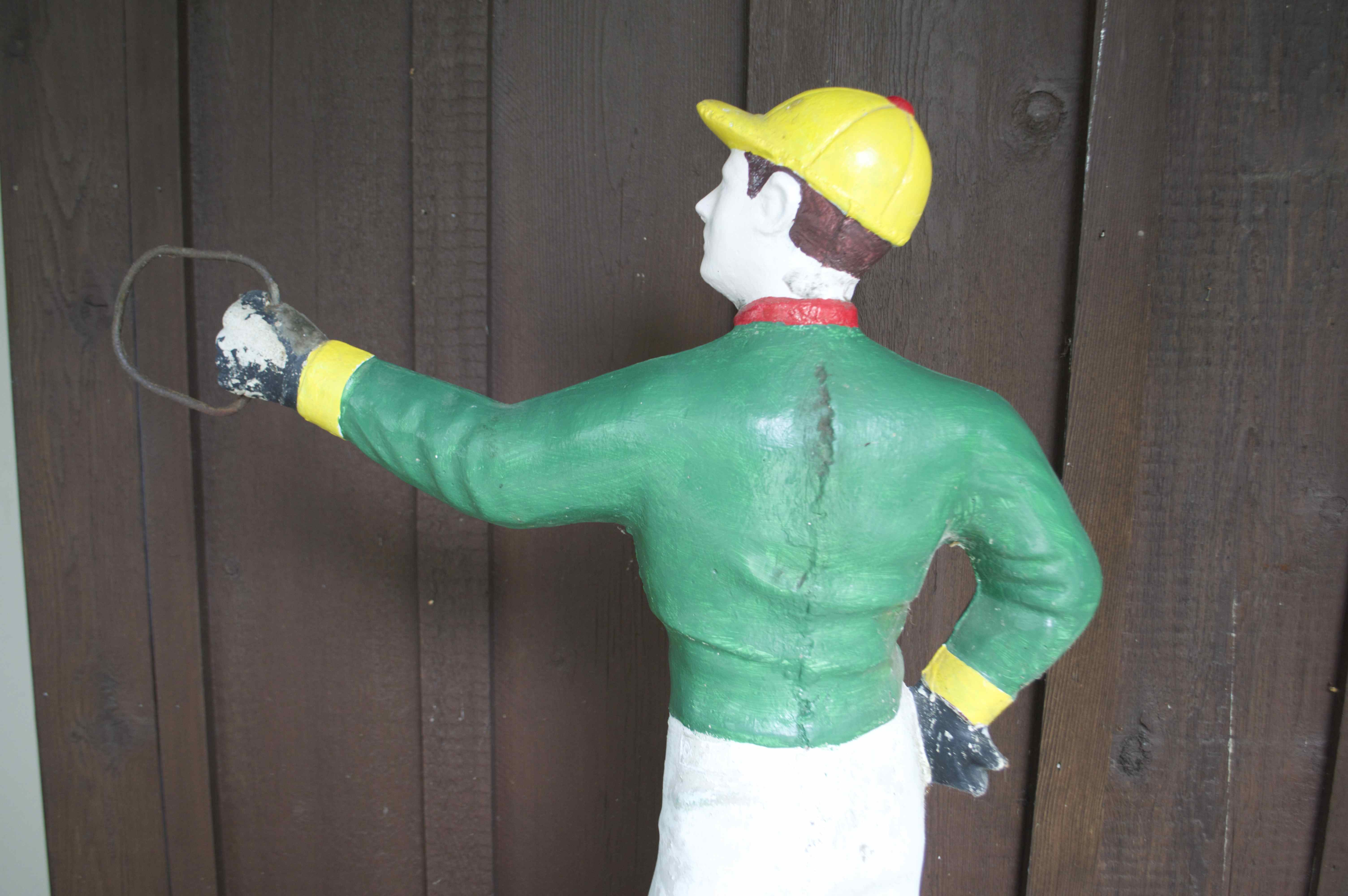 Concrete Farm Jockey Statue EBTH