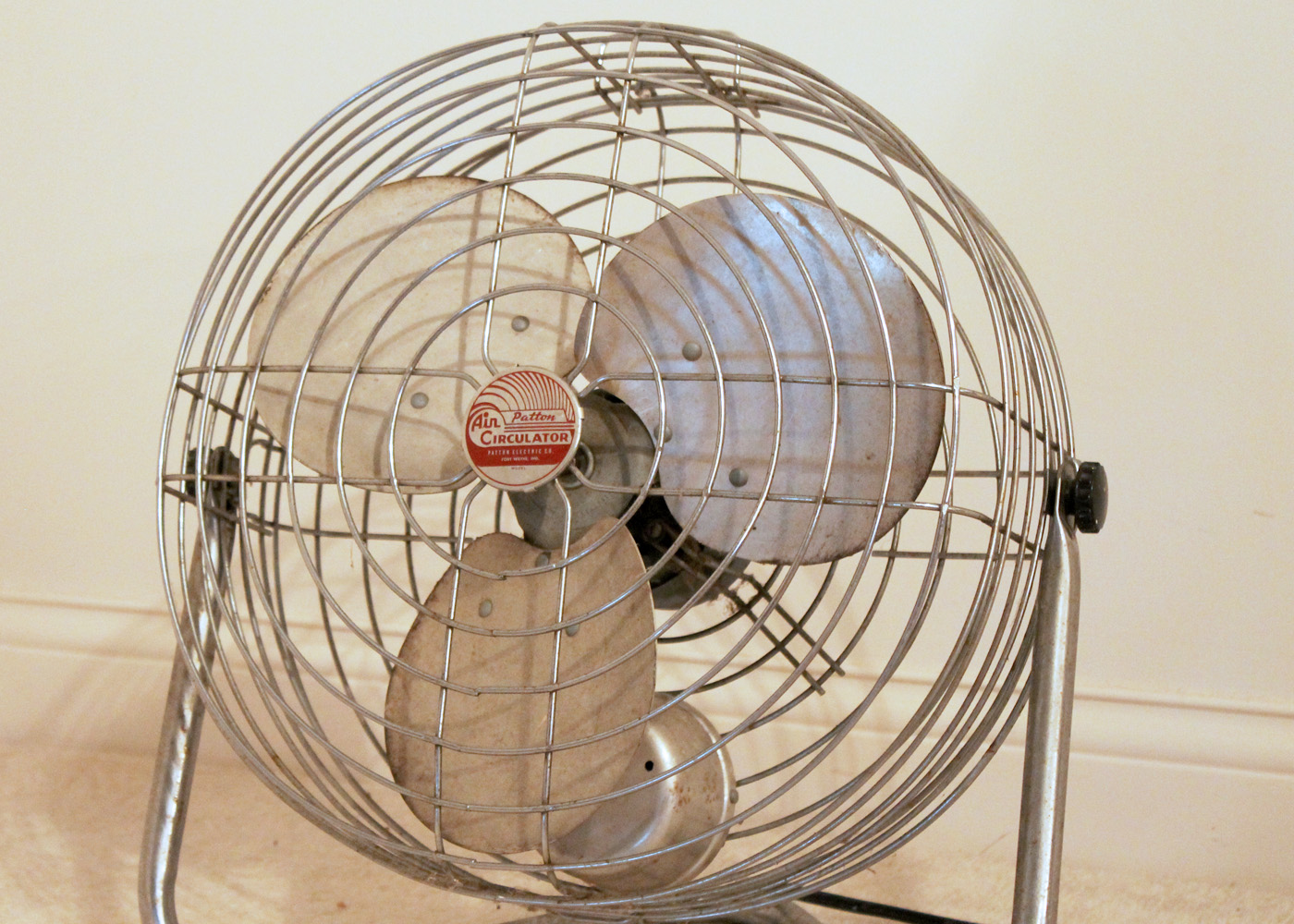 Vintage Industrial Metal Patton Air Circulator Floor Fan EBTH