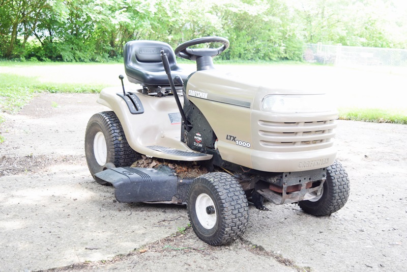 Craftsman Ltx1000 Riding Lawn Mower at Craftsman Tractor