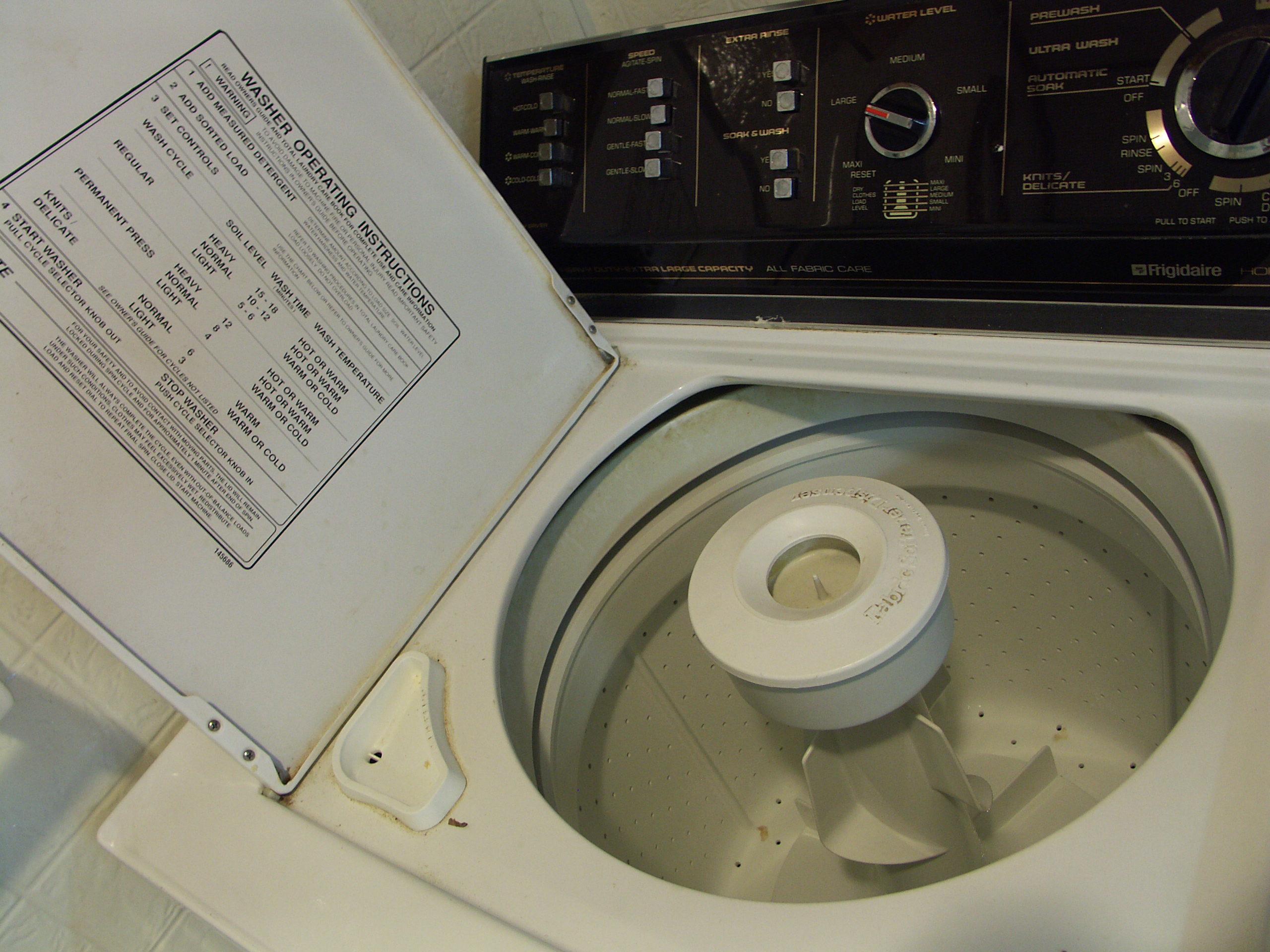Frigidaire Washer EBTH