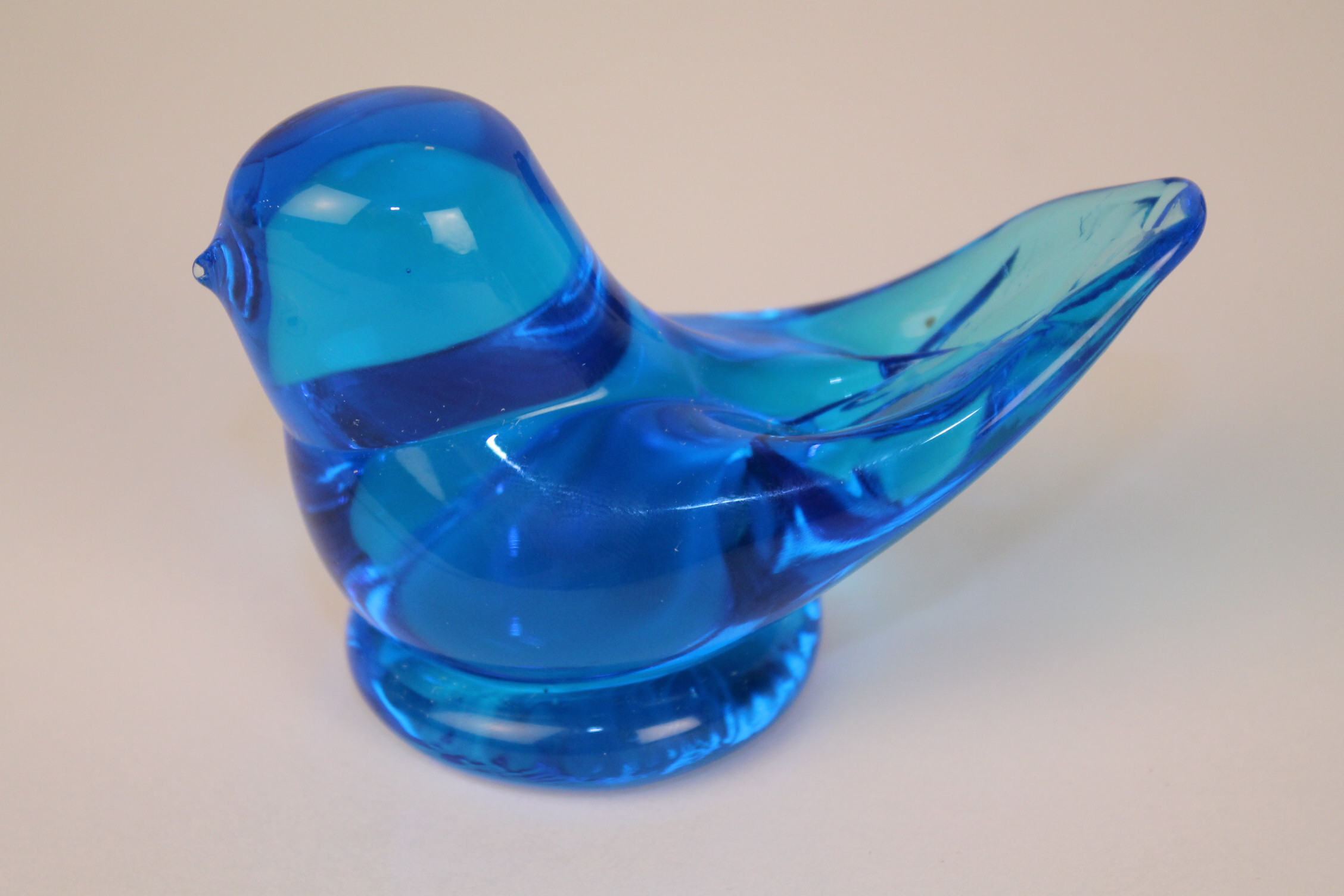 Bluebird of Happiness by Leo Ward and Blue Glass Collection | EBTH