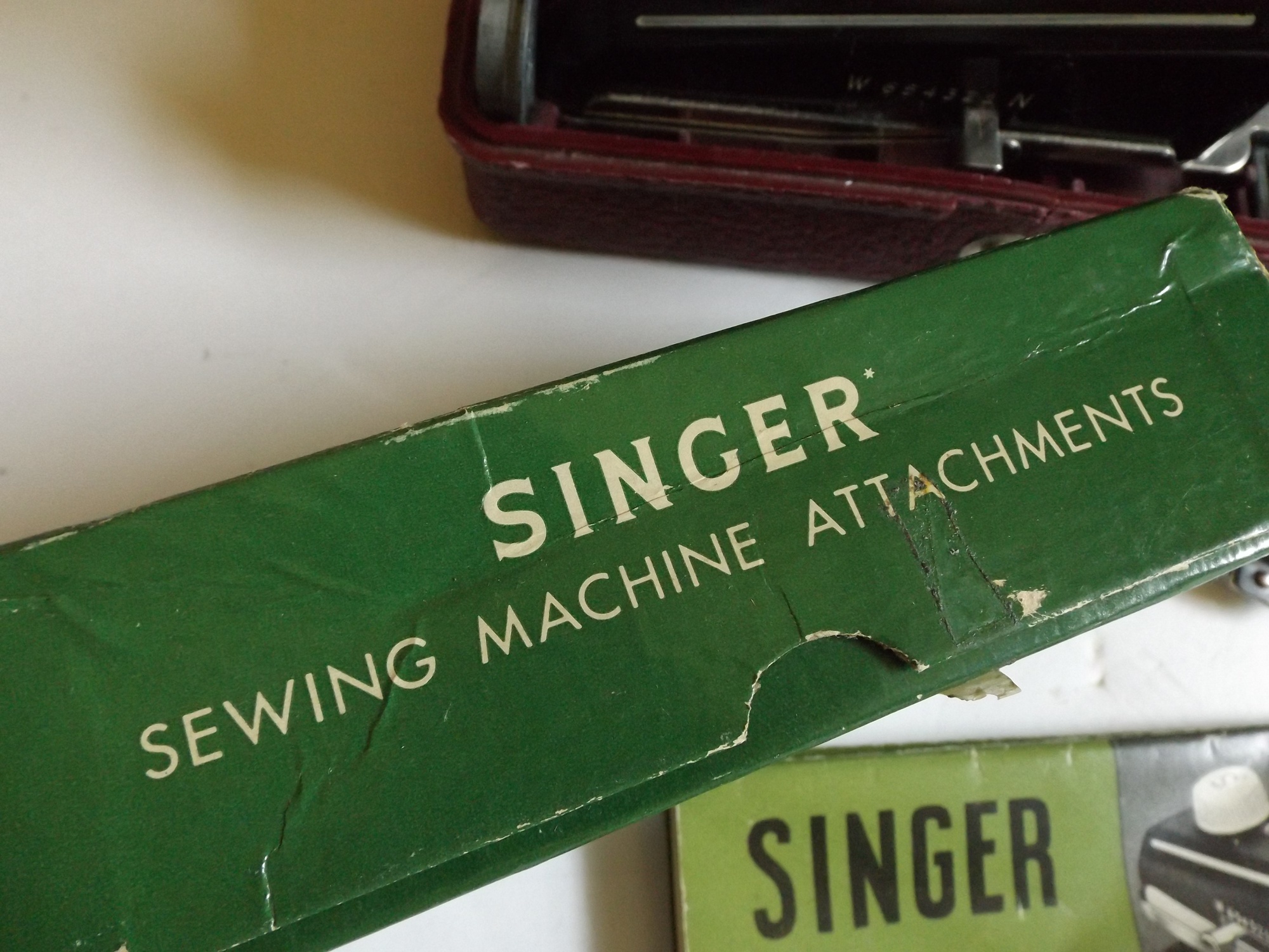Singer Sewing Machine Attachments and Button Holer EBTH