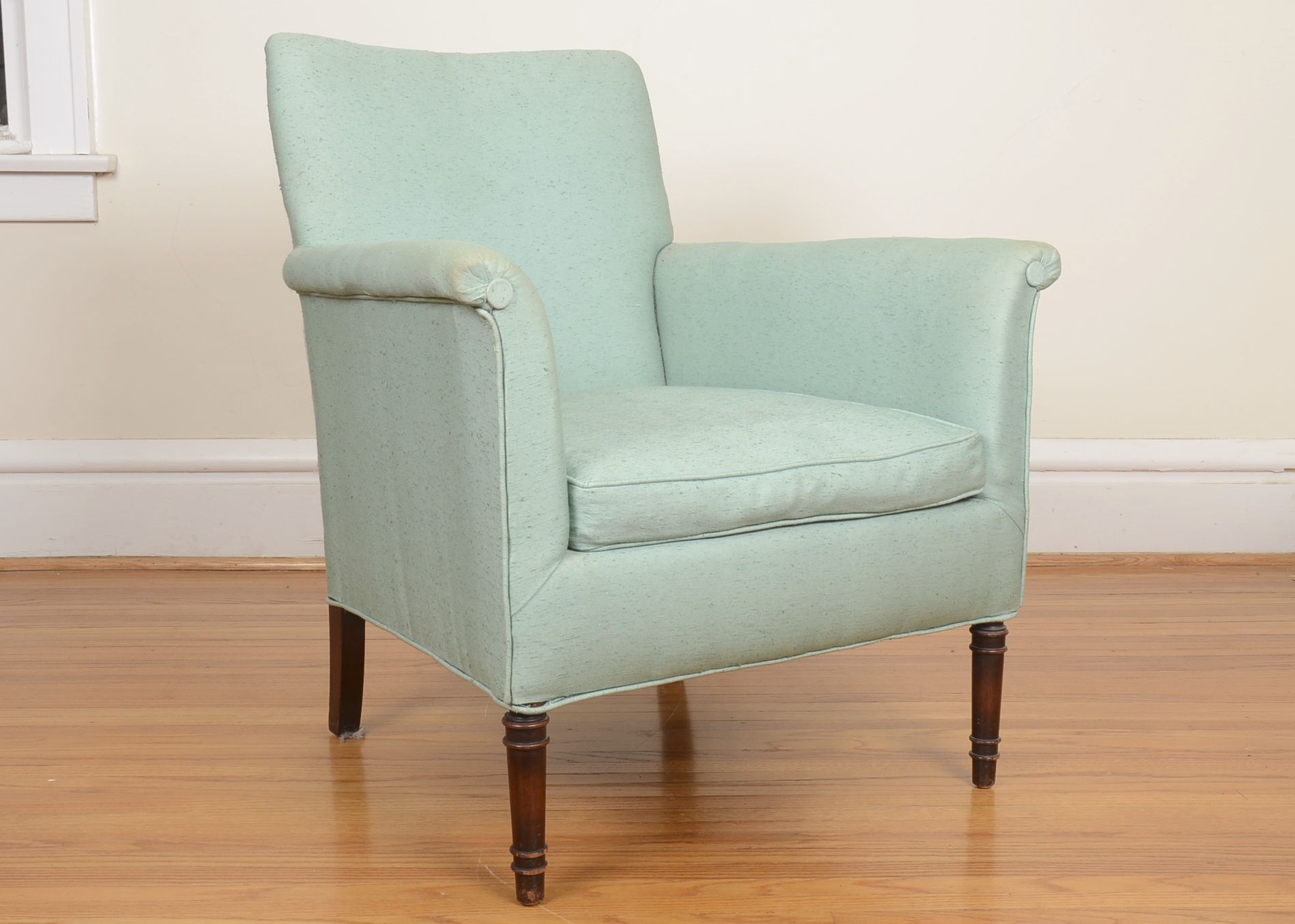 Blue Arm Chair EBTH