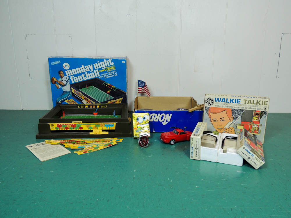 Vintage 1970s Electronic Football Game And Toys Ebth