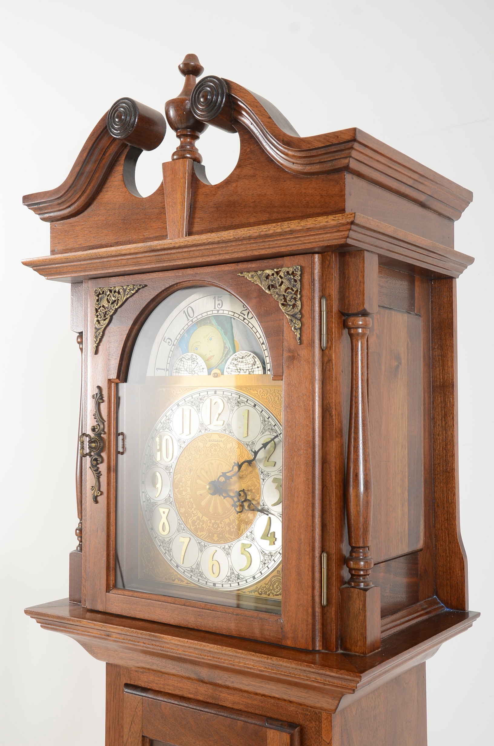 Emperor Grandfather Moon Face Clock, Model 300 EBTH