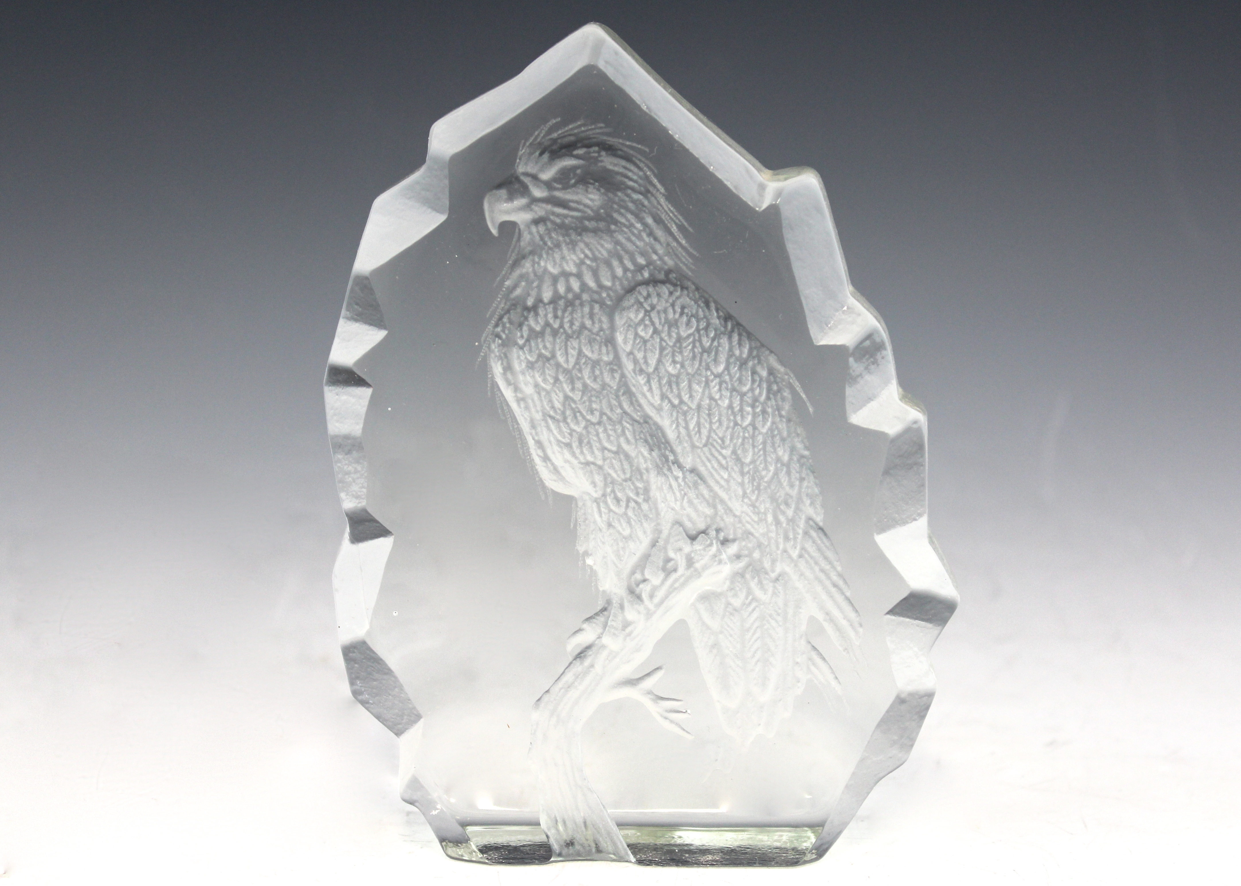Crystal Eagle Paperweight EBTH